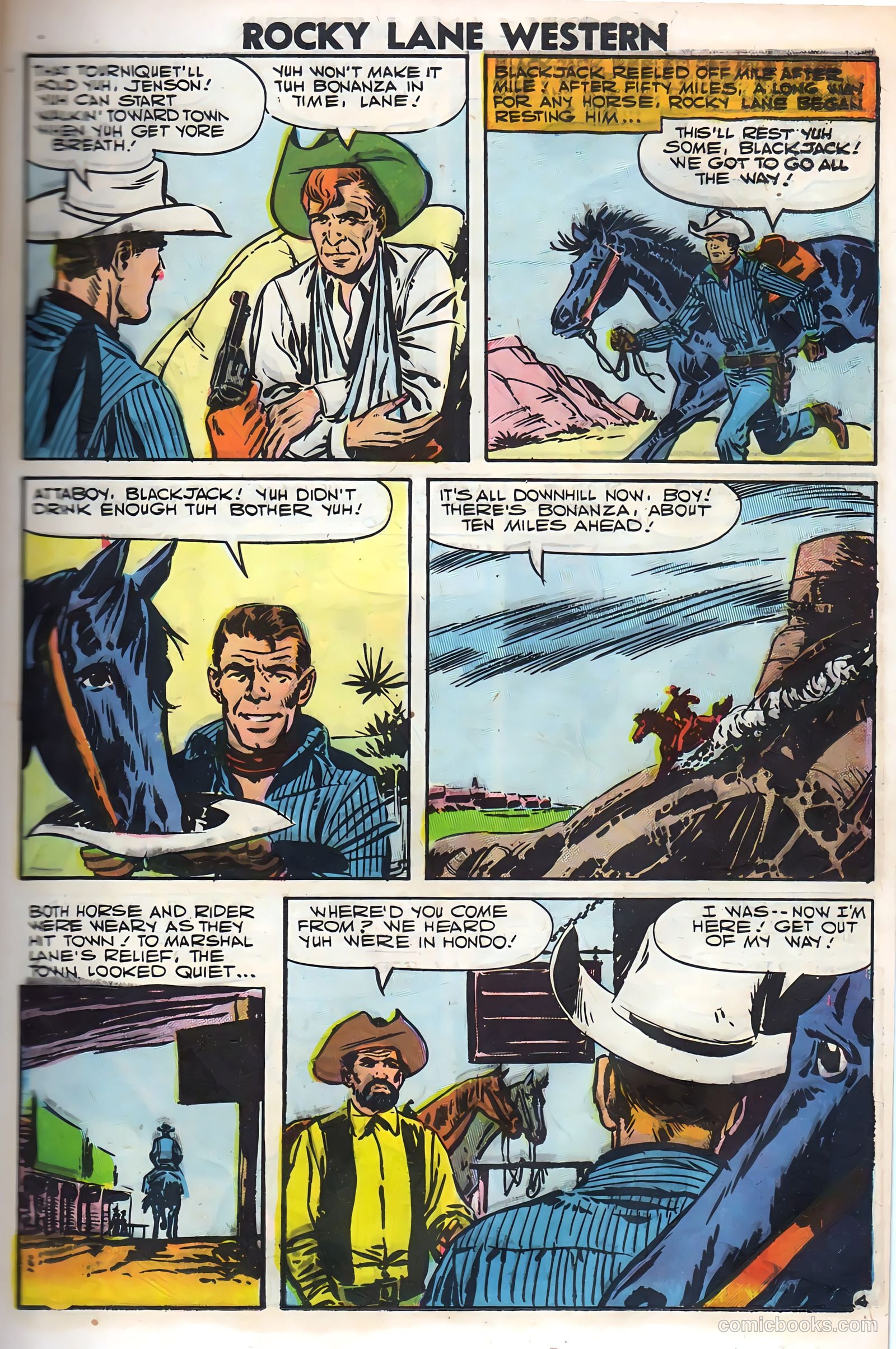 Rocky Lane Western #79 — page 25 of 68