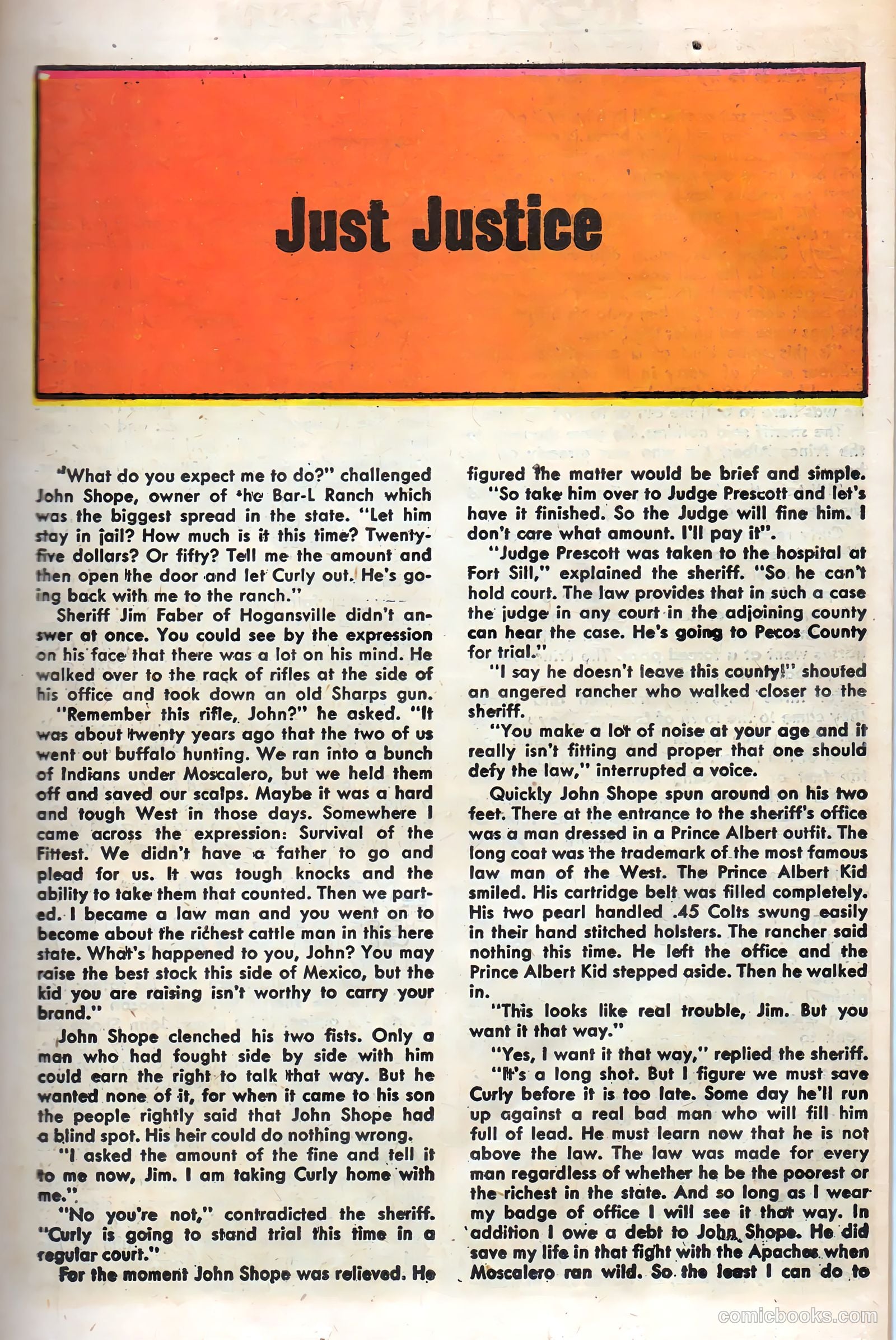 Rocky Lane Western #79 — page 27 of 68