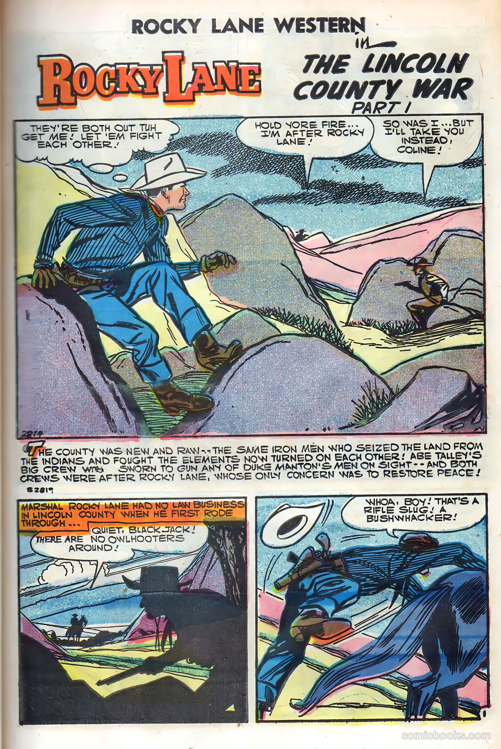 Rocky Lane Western #79 — page 29 of 68