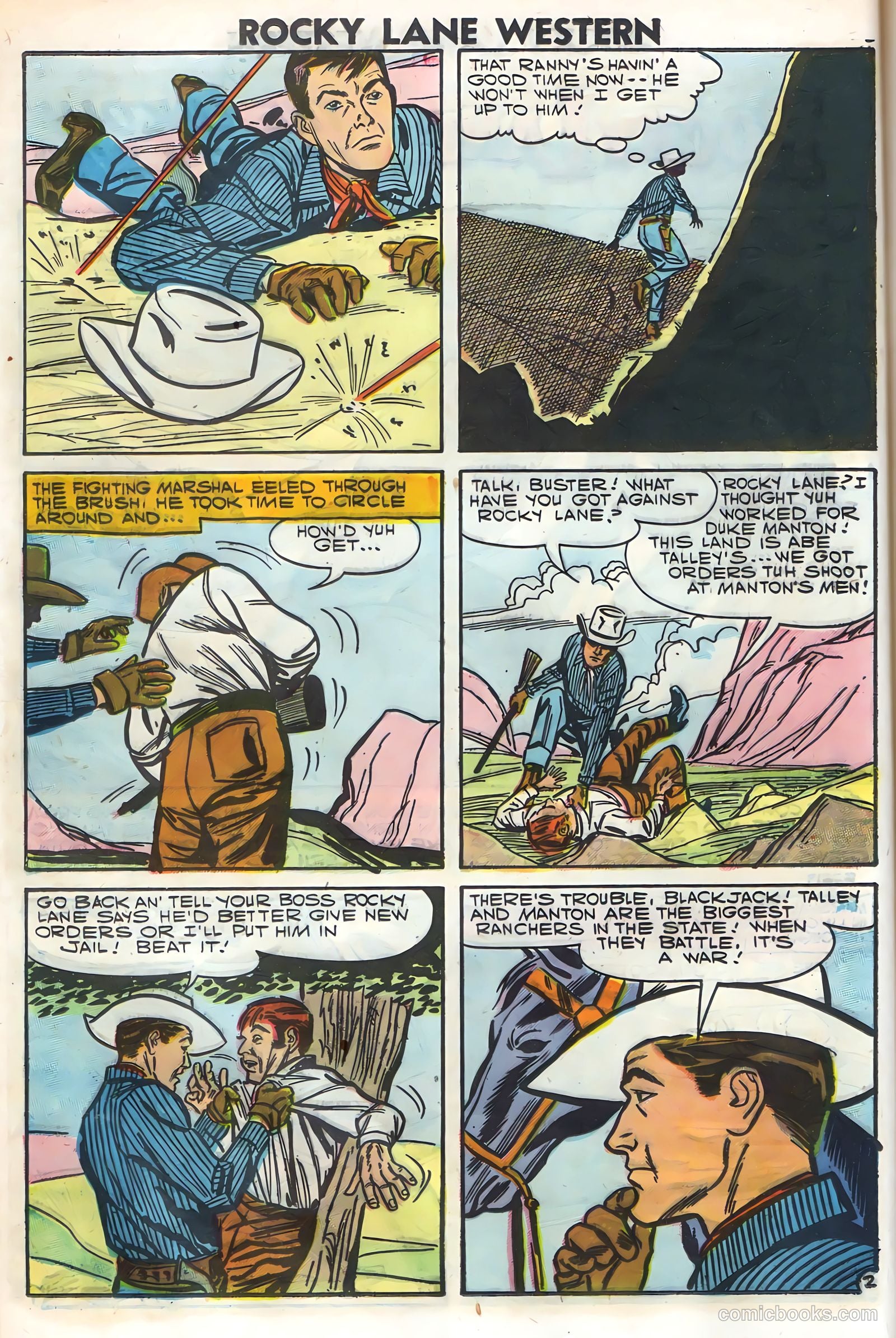 Rocky Lane Western #79 — page 30 of 68