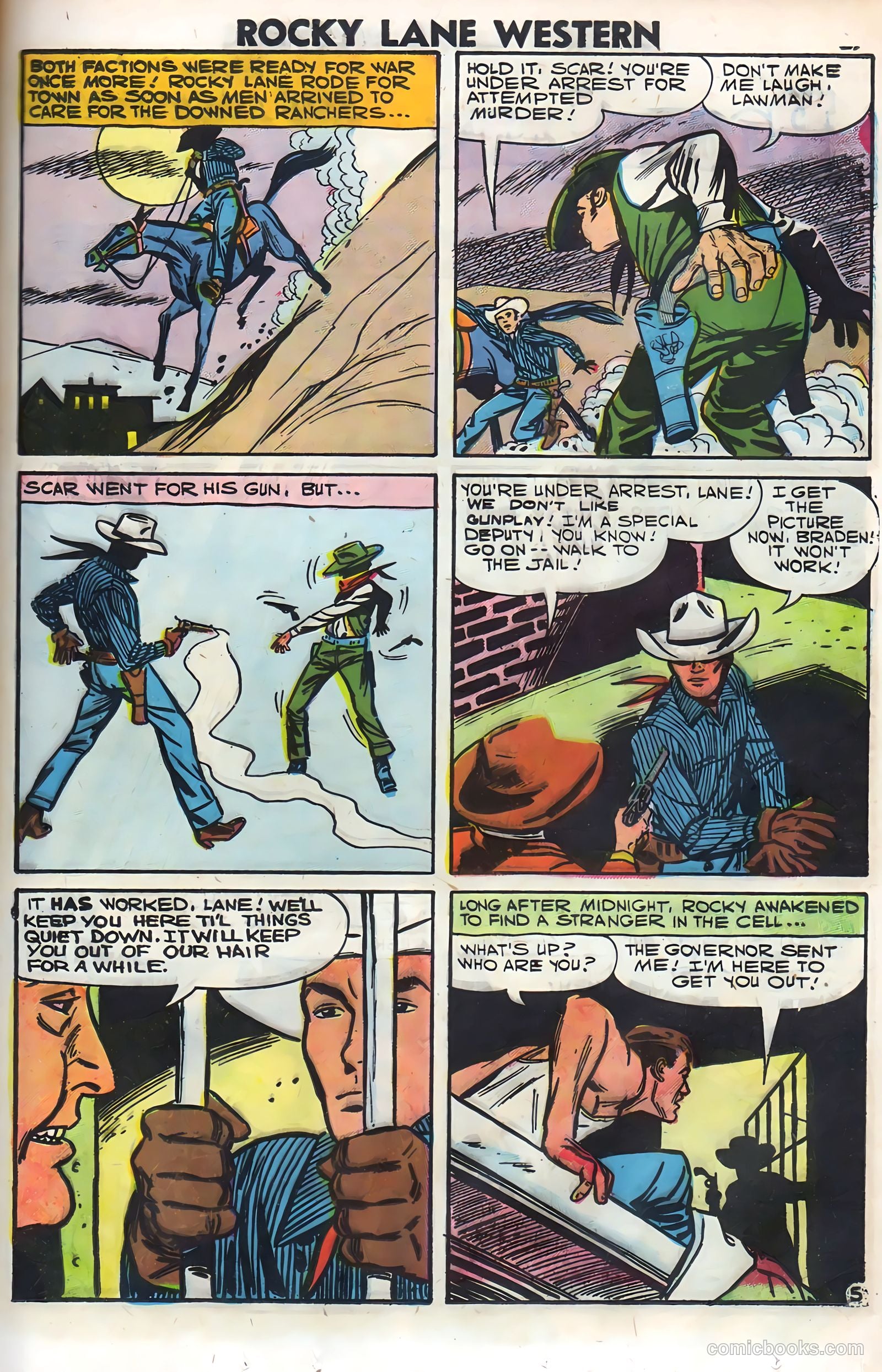 Rocky Lane Western #79 — page 33 of 68