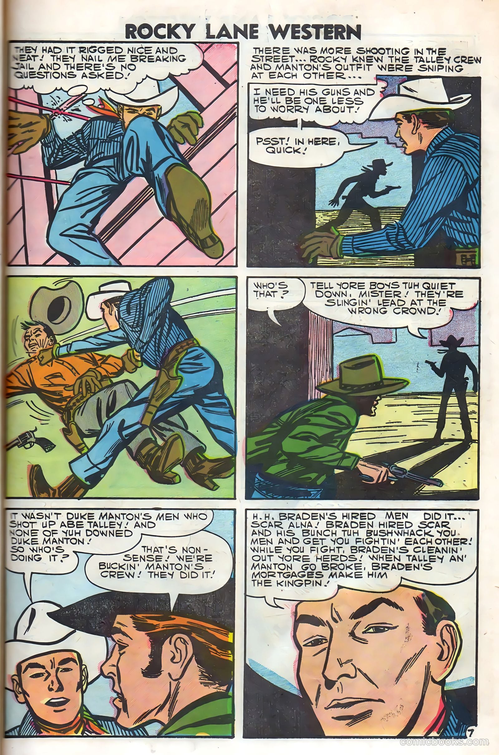Rocky Lane Western #79 — page 35 of 68