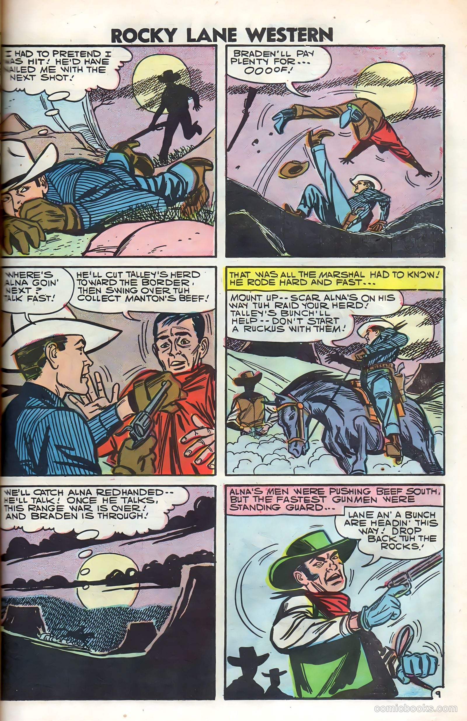 Rocky Lane Western #79 — page 37 of 68