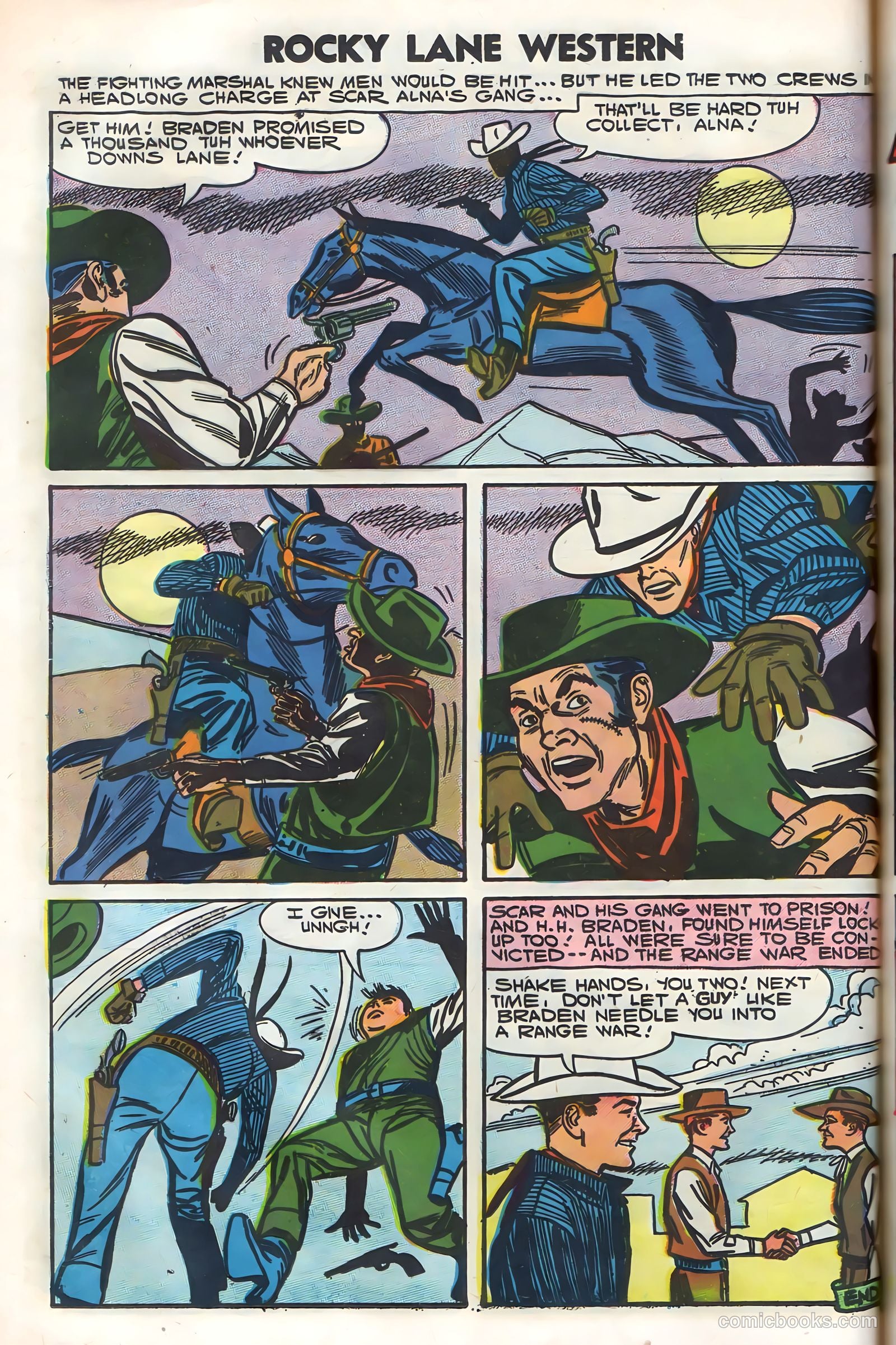 Rocky Lane Western #79 — page 38 of 68