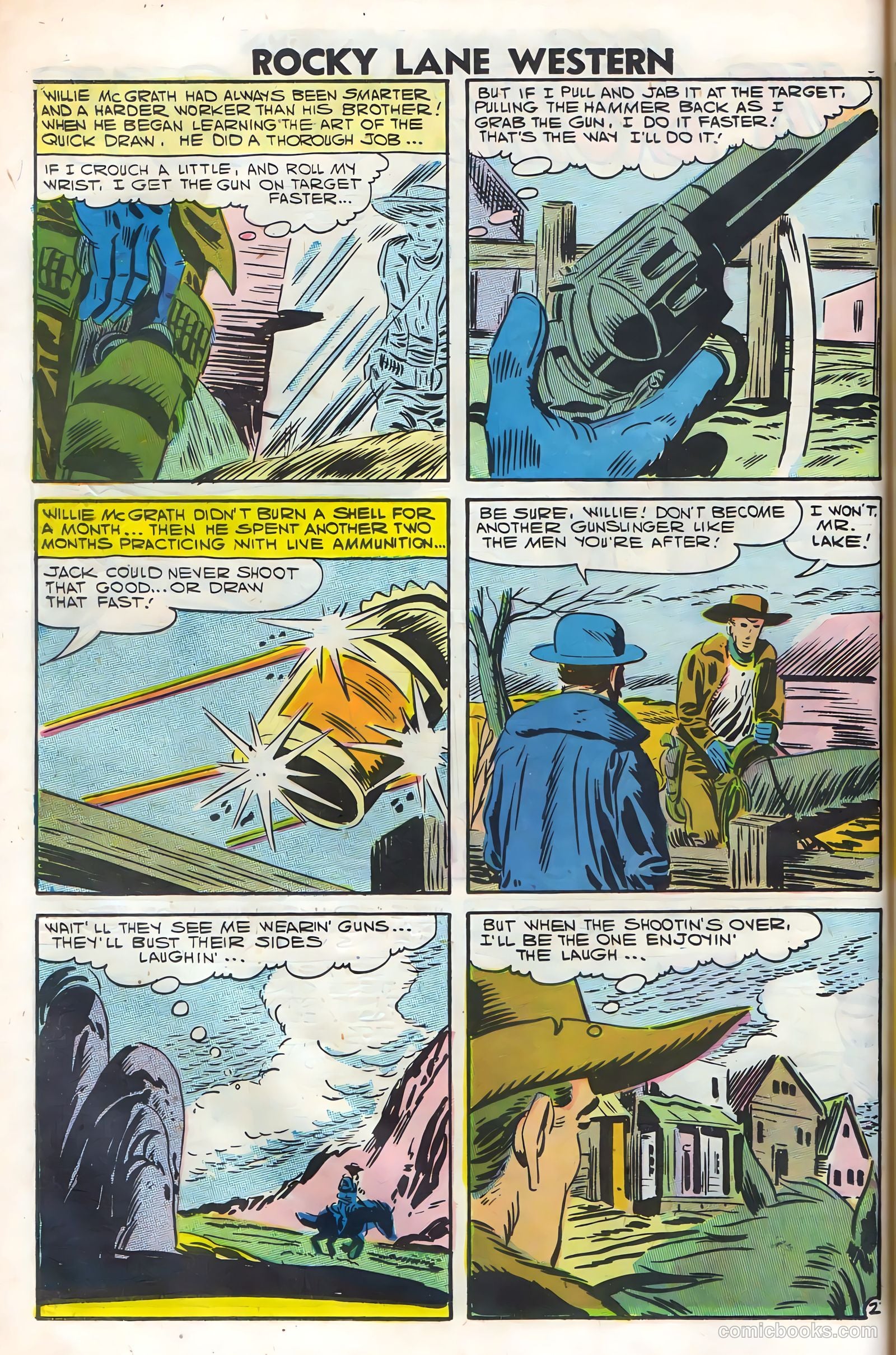 Rocky Lane Western #79 — page 40 of 68