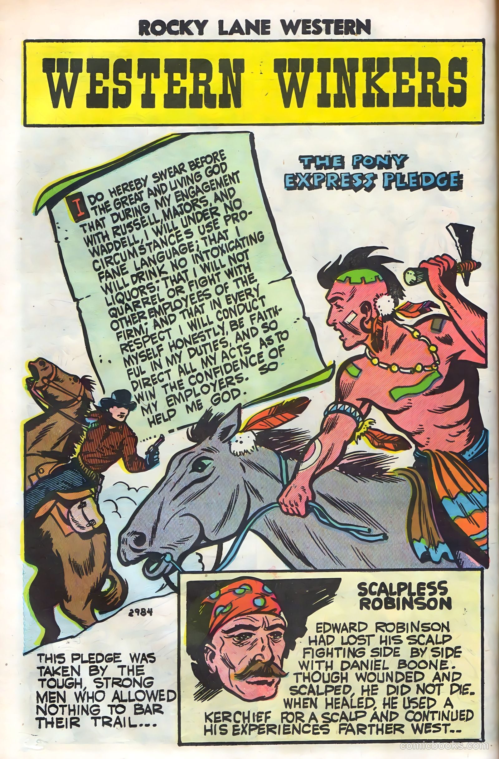 Rocky Lane Western #79 — page 42 of 68