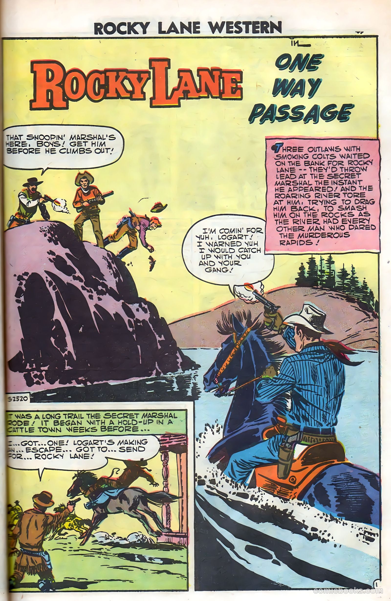 Rocky Lane Western #79 — page 43 of 68