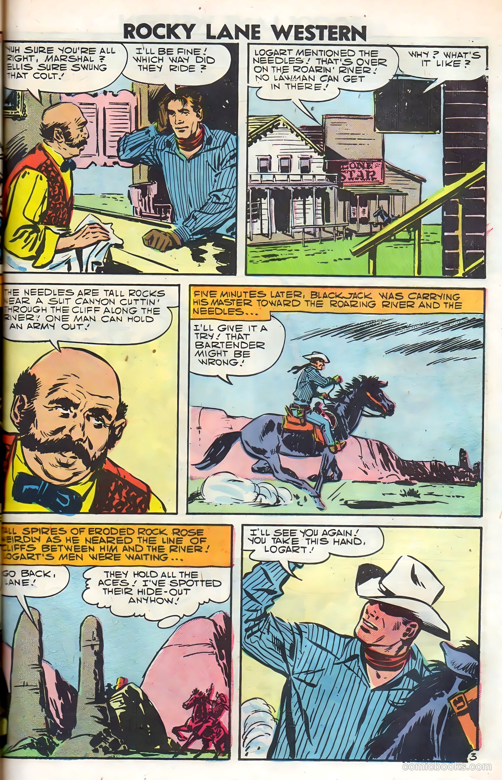 Rocky Lane Western #79 — page 45 of 68