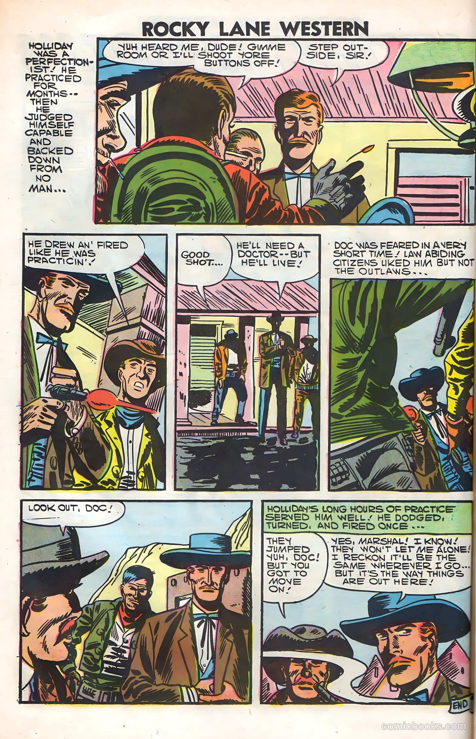 Rocky Lane Western #79 — page 50 of 68