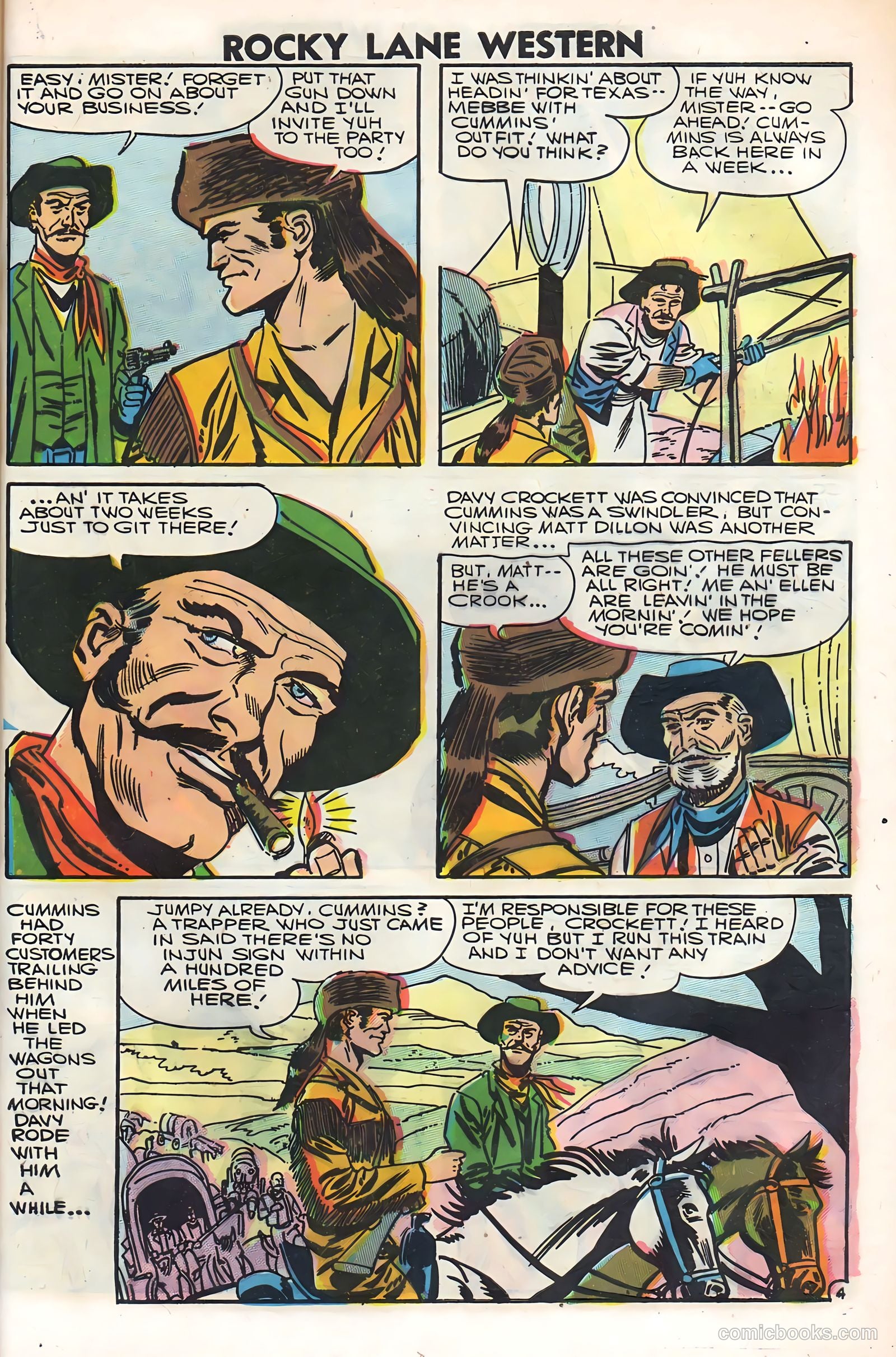 Rocky Lane Western #79 — page 57 of 68