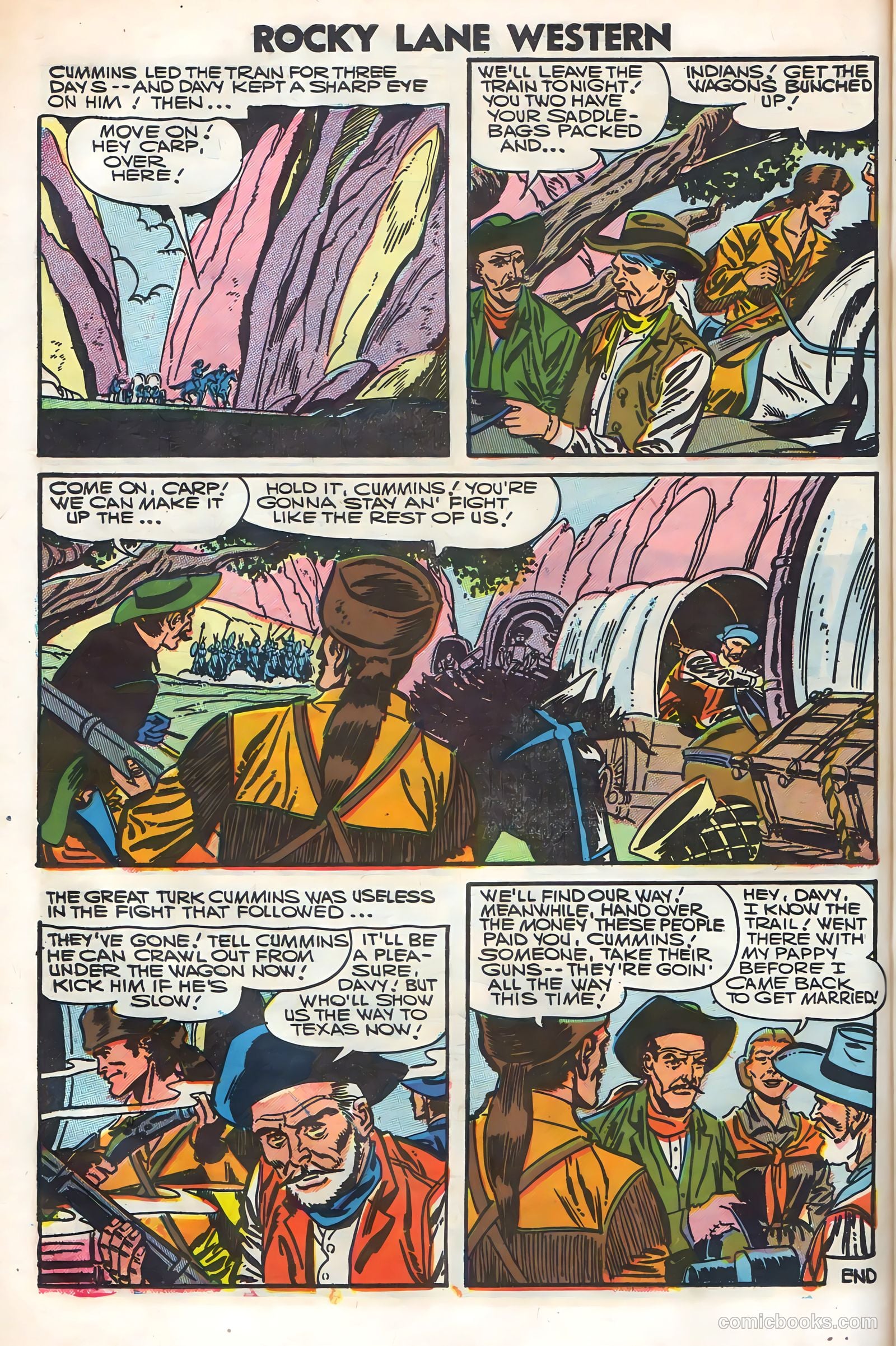 Rocky Lane Western #79 — page 58 of 68