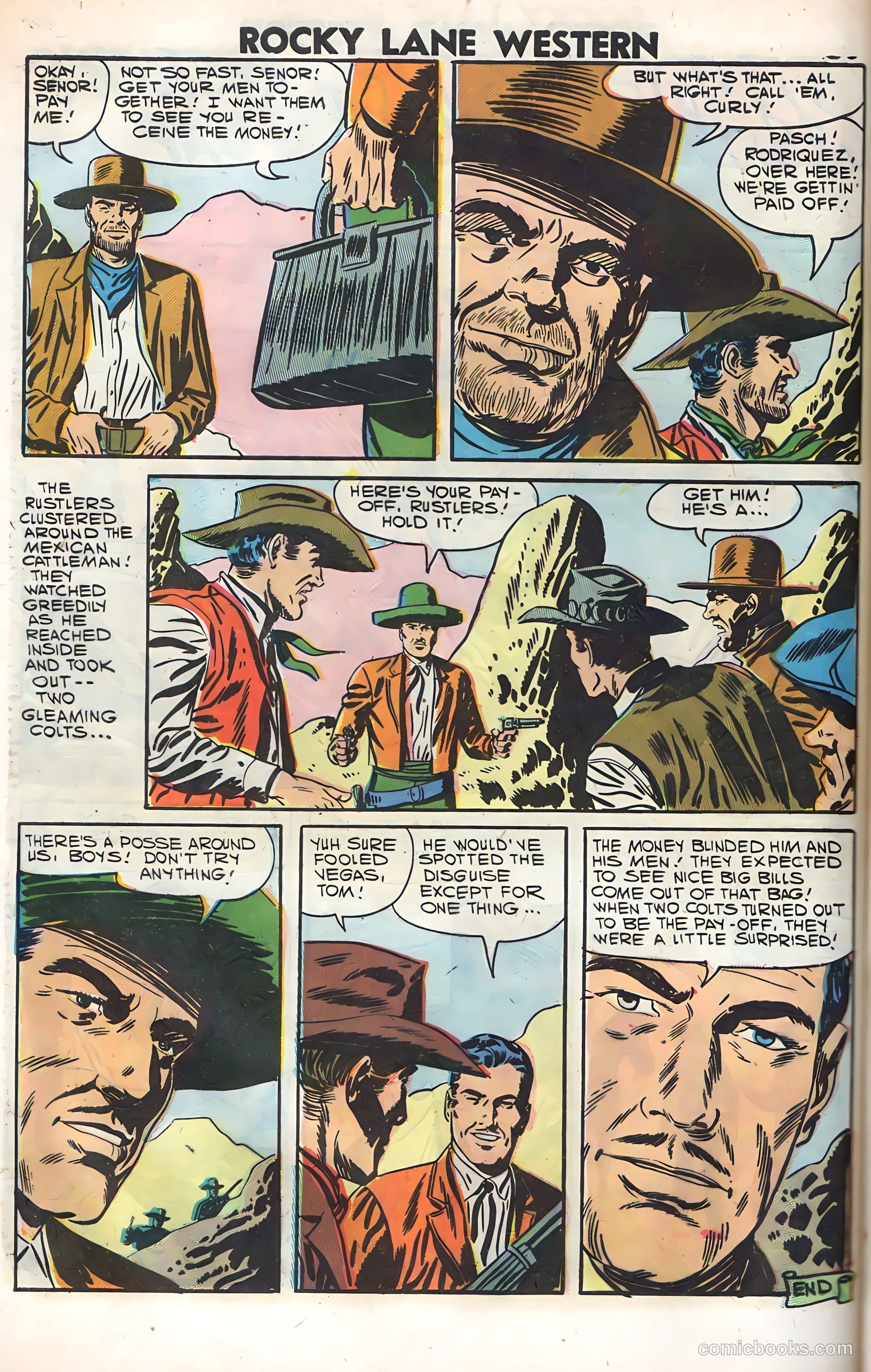 Rocky Lane Western #79 — page 60 of 68