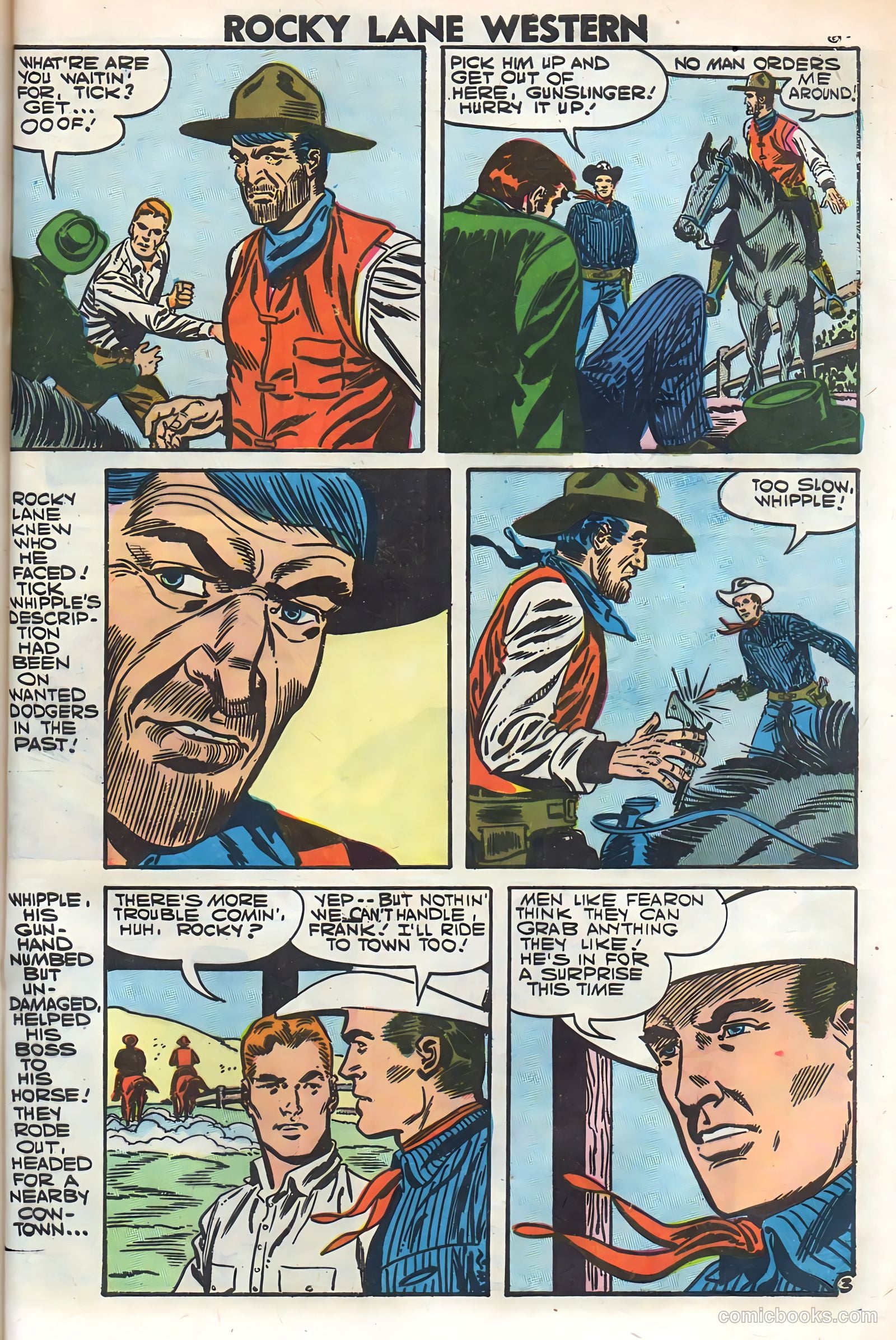 Rocky Lane Western #79 — page 63 of 68