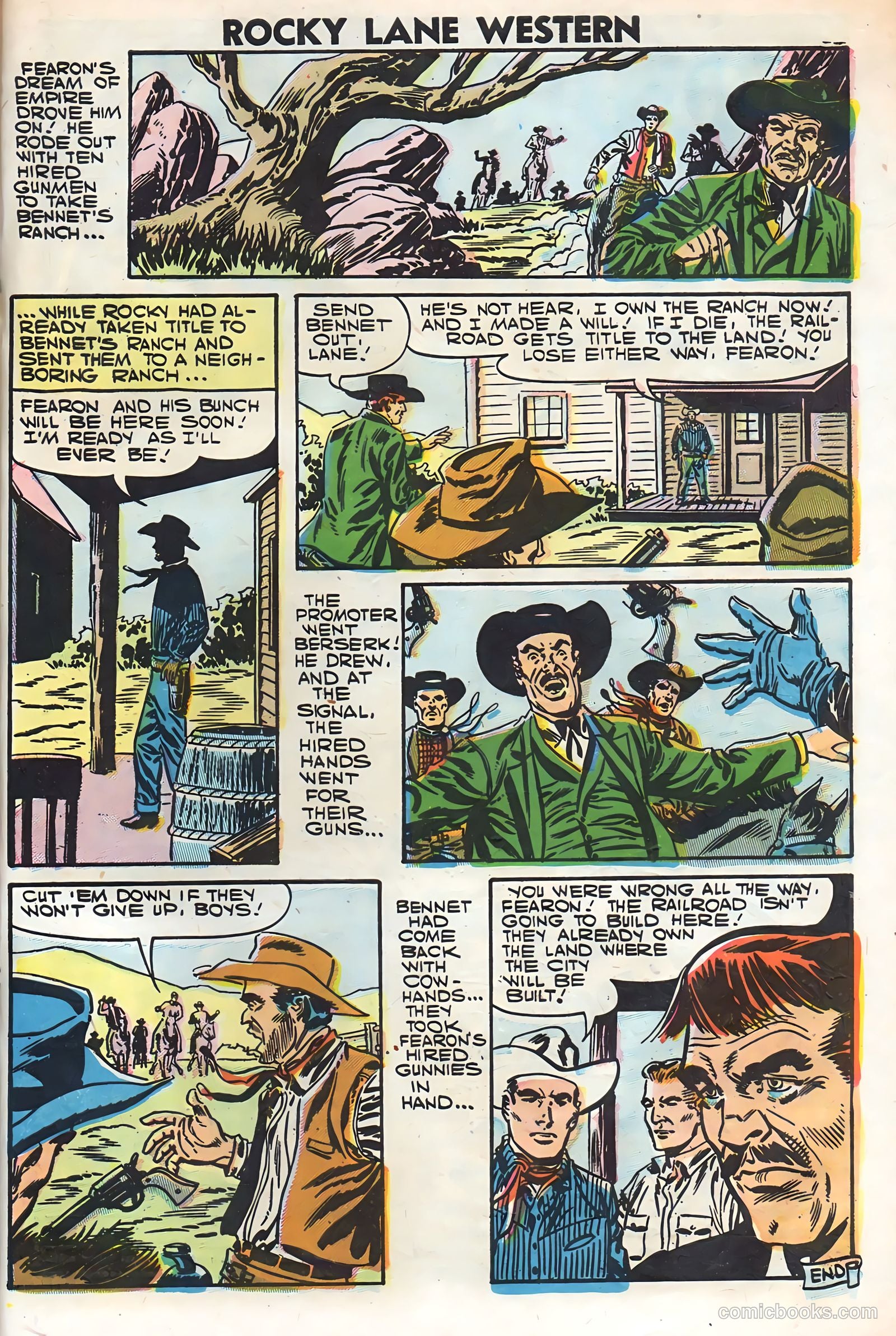 Rocky Lane Western #79 — page 65 of 68