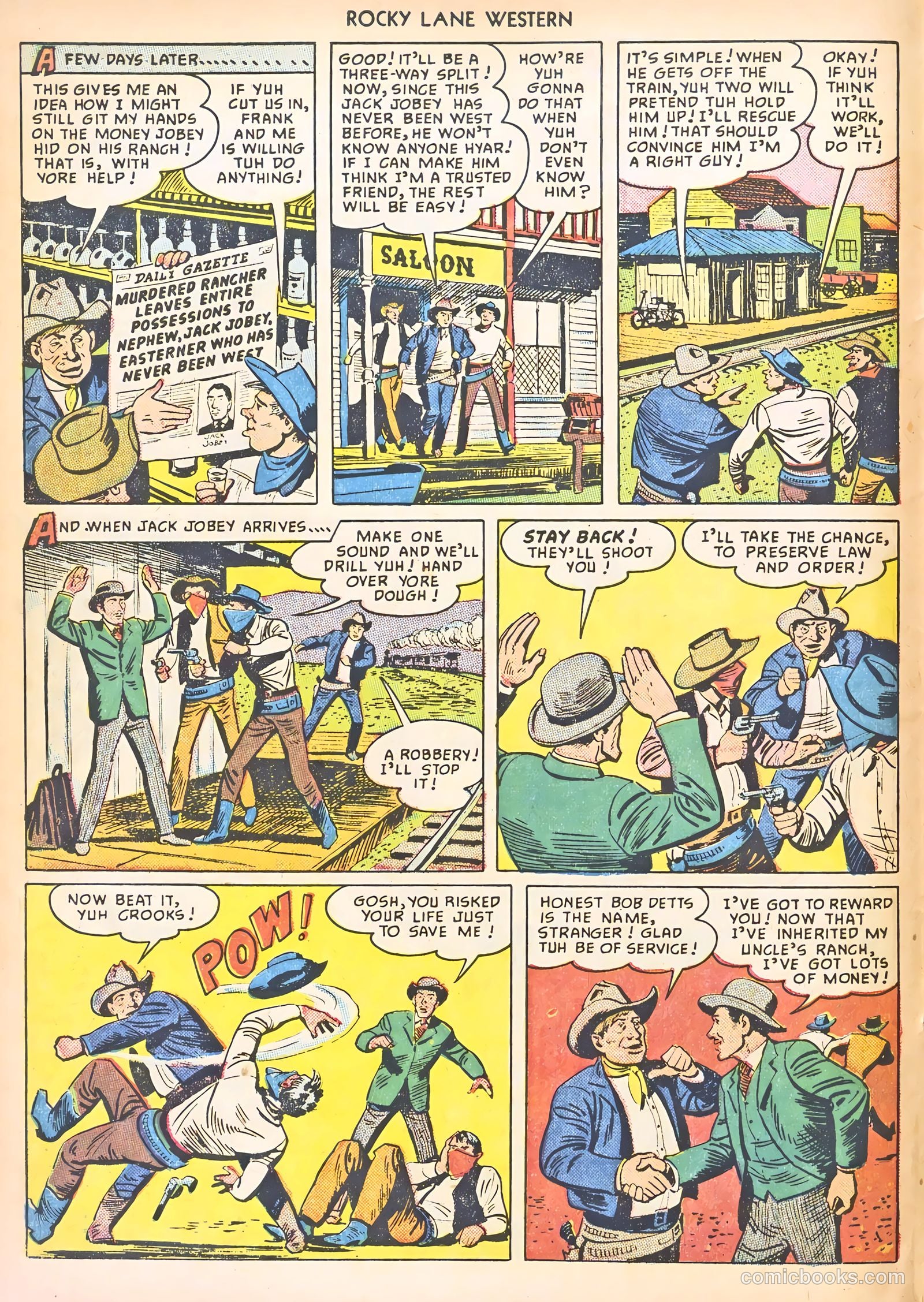 Rocky Lane Western #8 — page 20 of 52