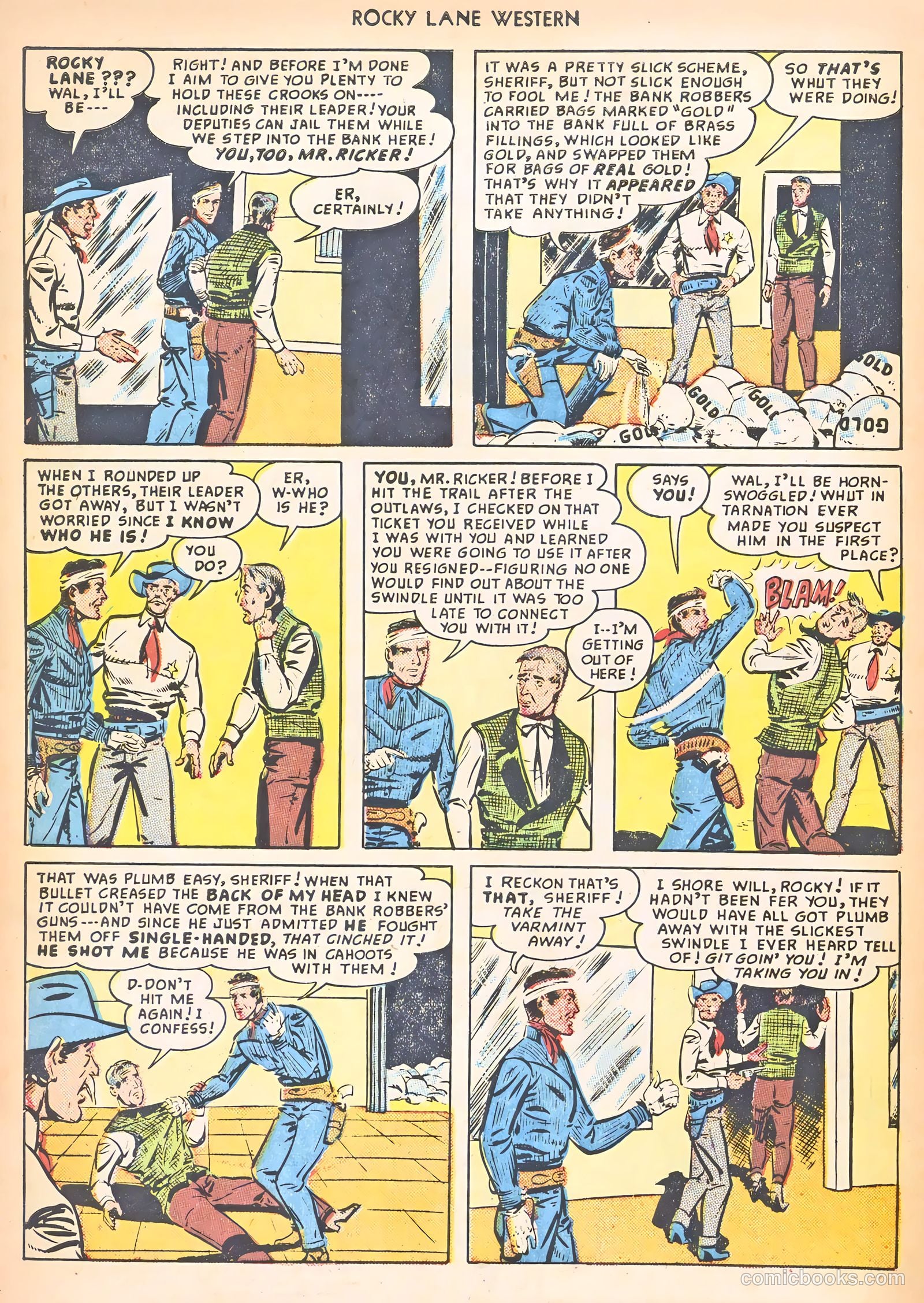Rocky Lane Western #8 — page 32 of 52