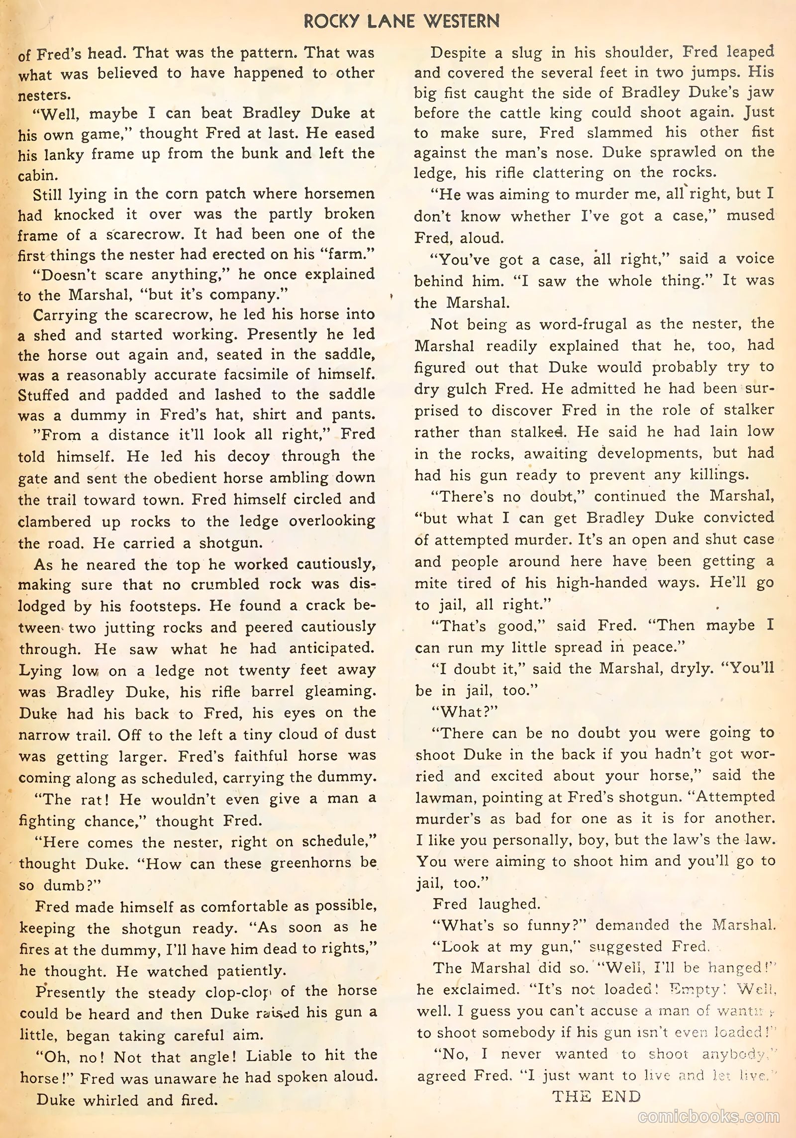 Rocky Lane Western #8 — page 35 of 52
