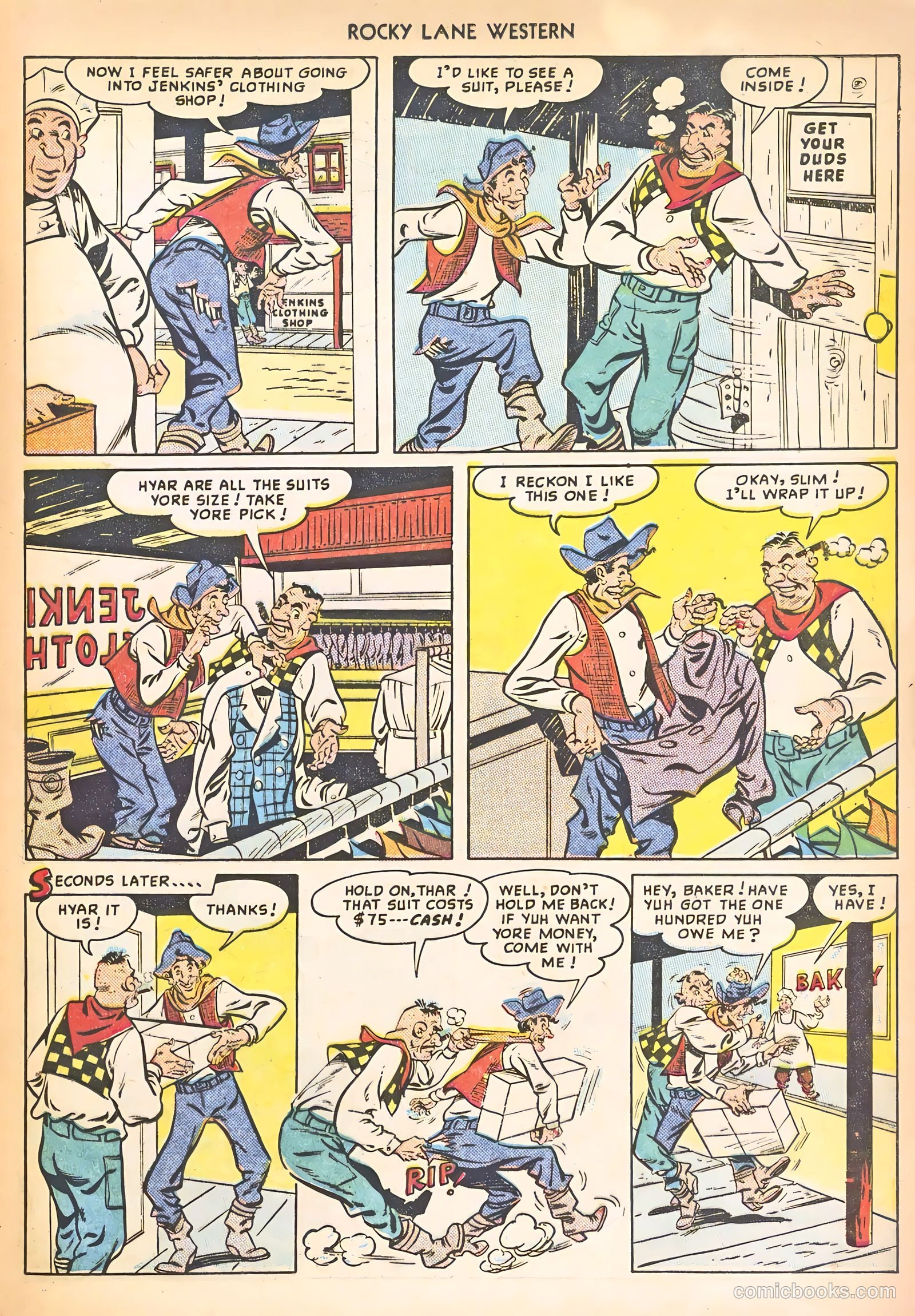 Rocky Lane Western #8 — page 37 of 52
