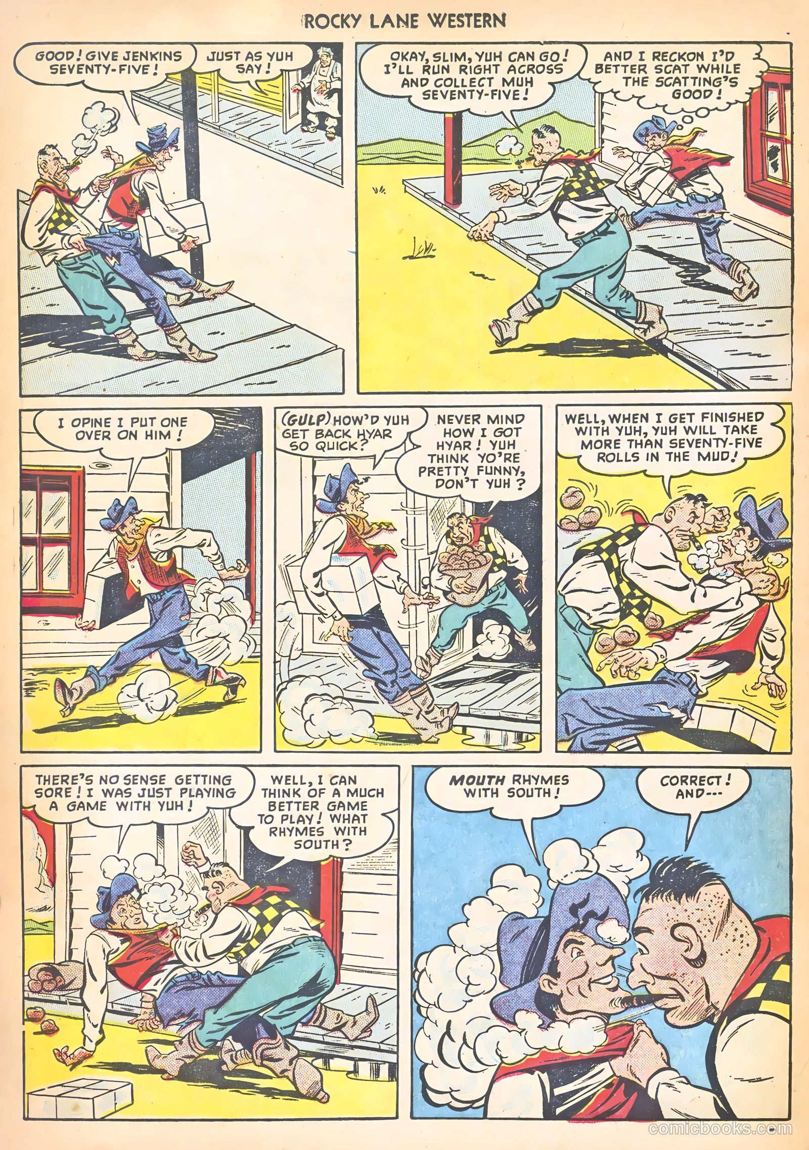 Rocky Lane Western #8 — page 38 of 52