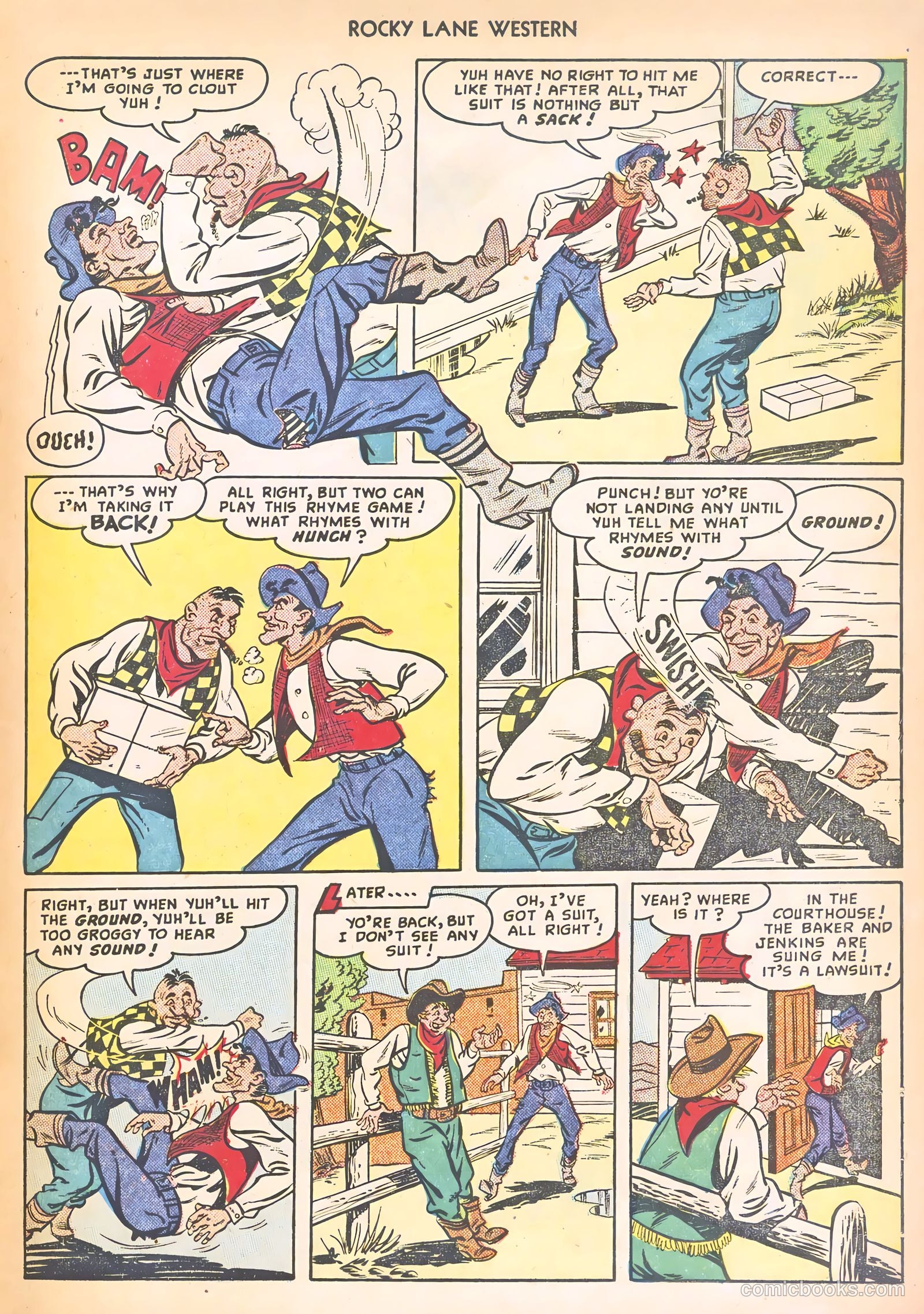Rocky Lane Western #8 — page 39 of 52