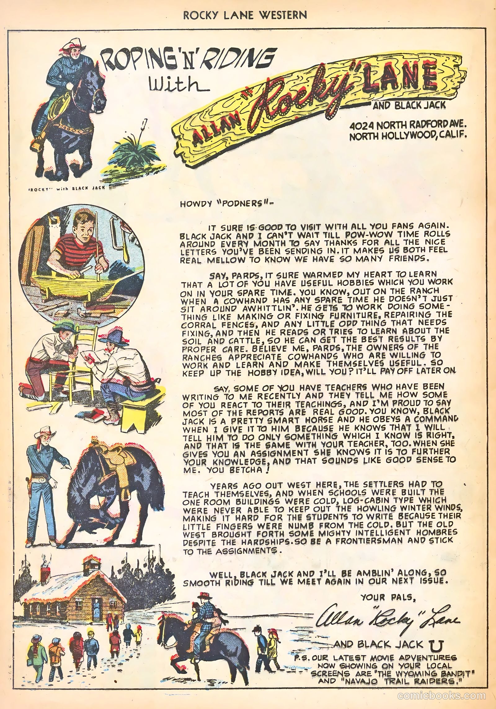 Rocky Lane Western #8 — page 40 of 52