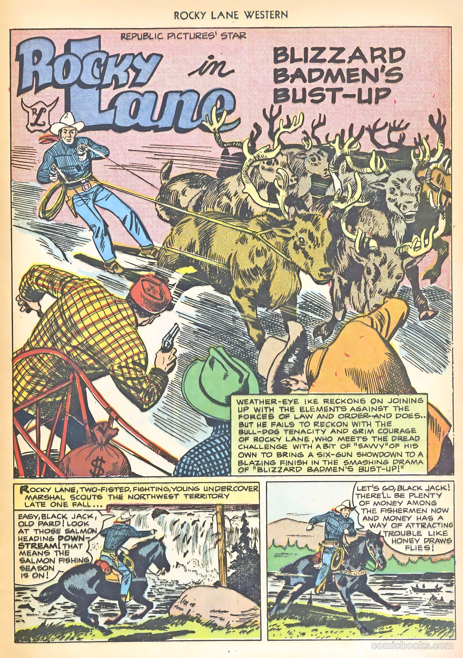 Rocky Lane Western #8 — page 41 of 52