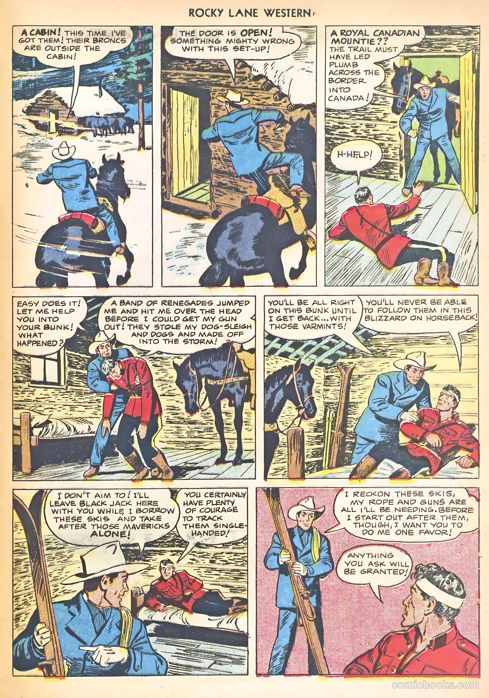 Rocky Lane Western #8 — page 45 of 52