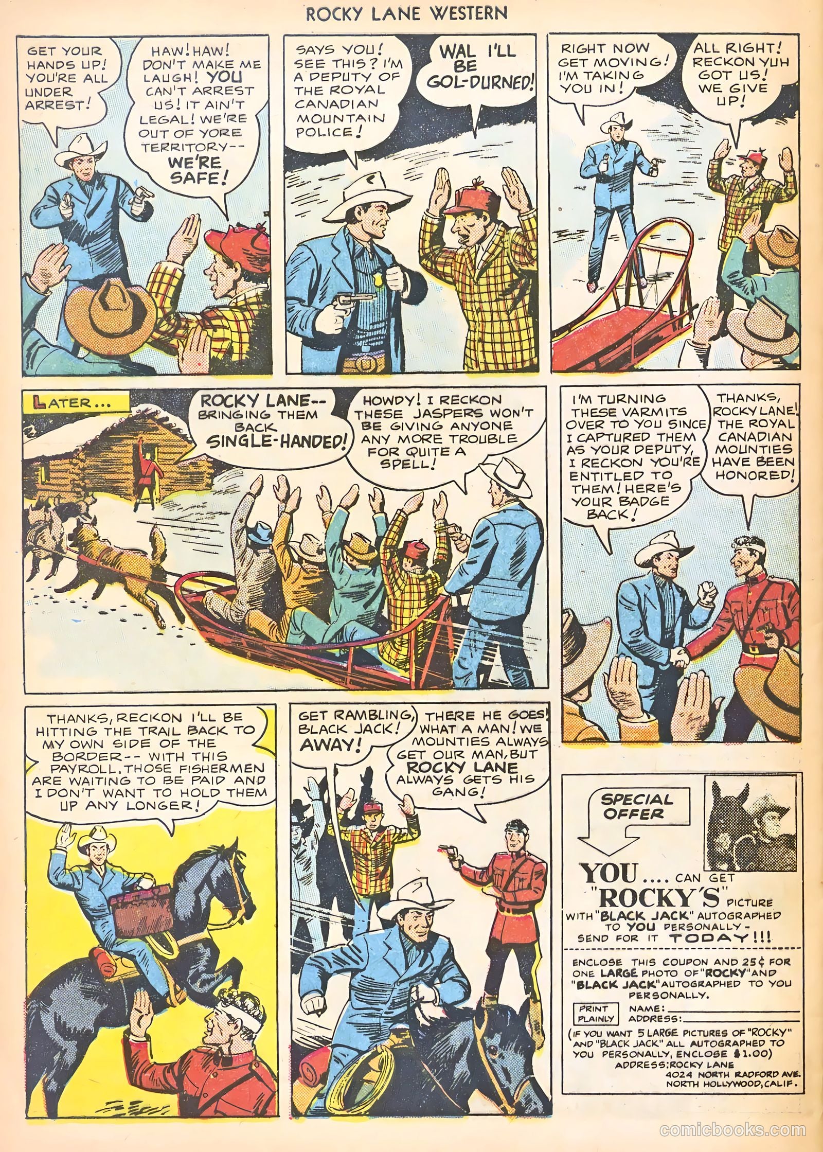 Rocky Lane Western #8 — page 48 of 52