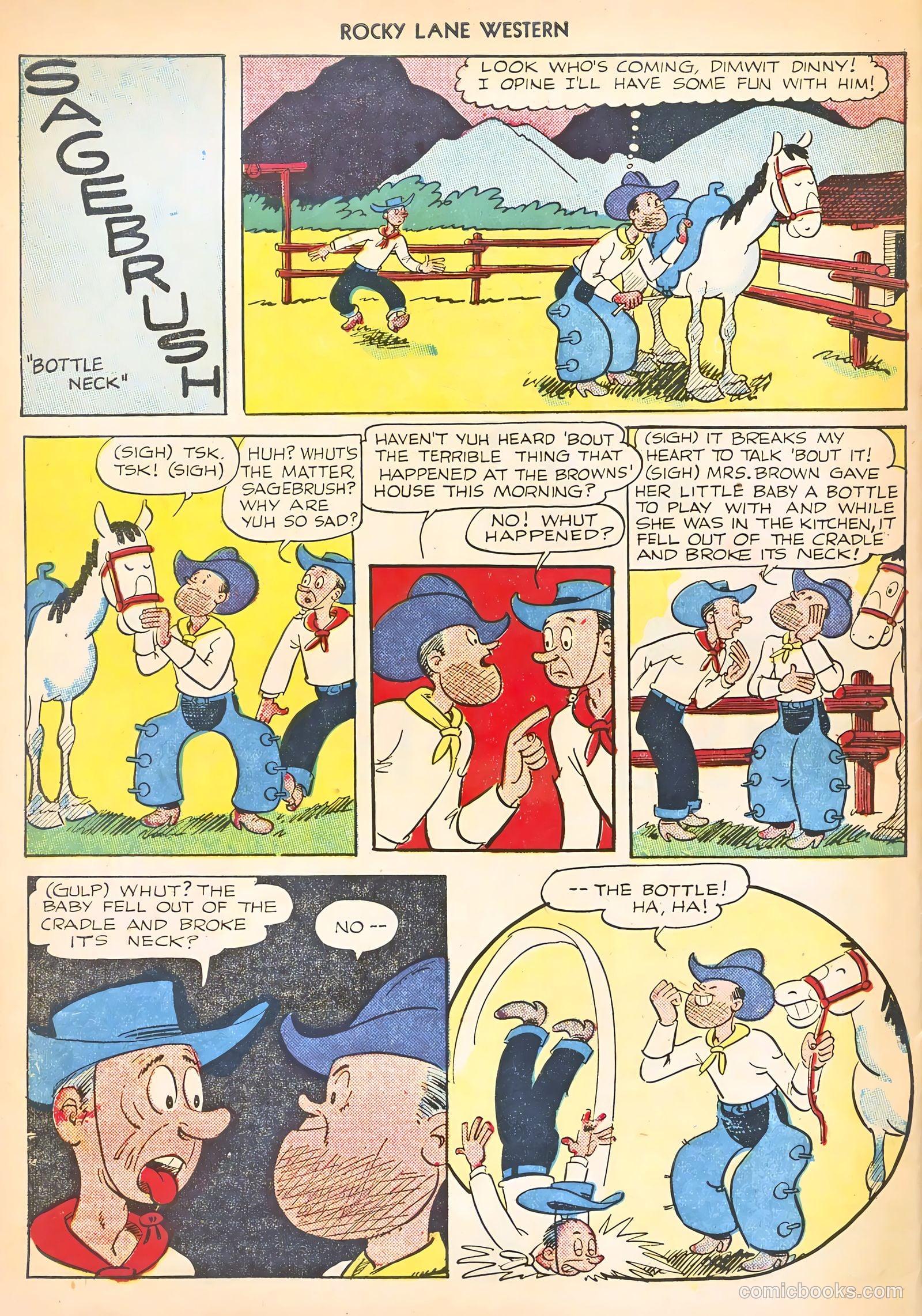 Rocky Lane Western #8 — page 50 of 52