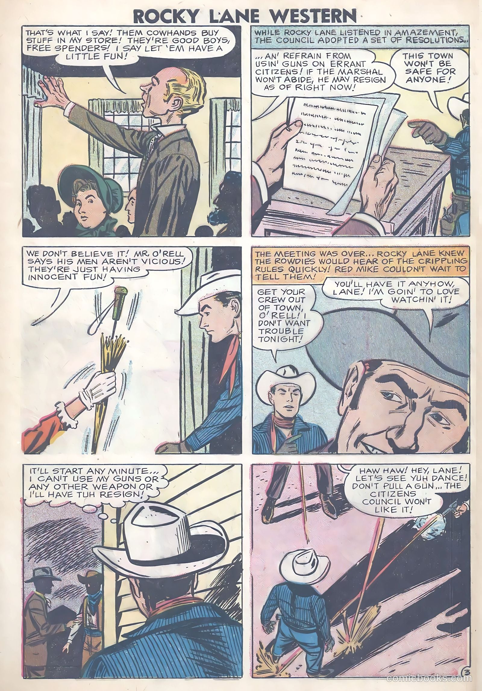 Rocky Lane Western #80 — page 5 of 36