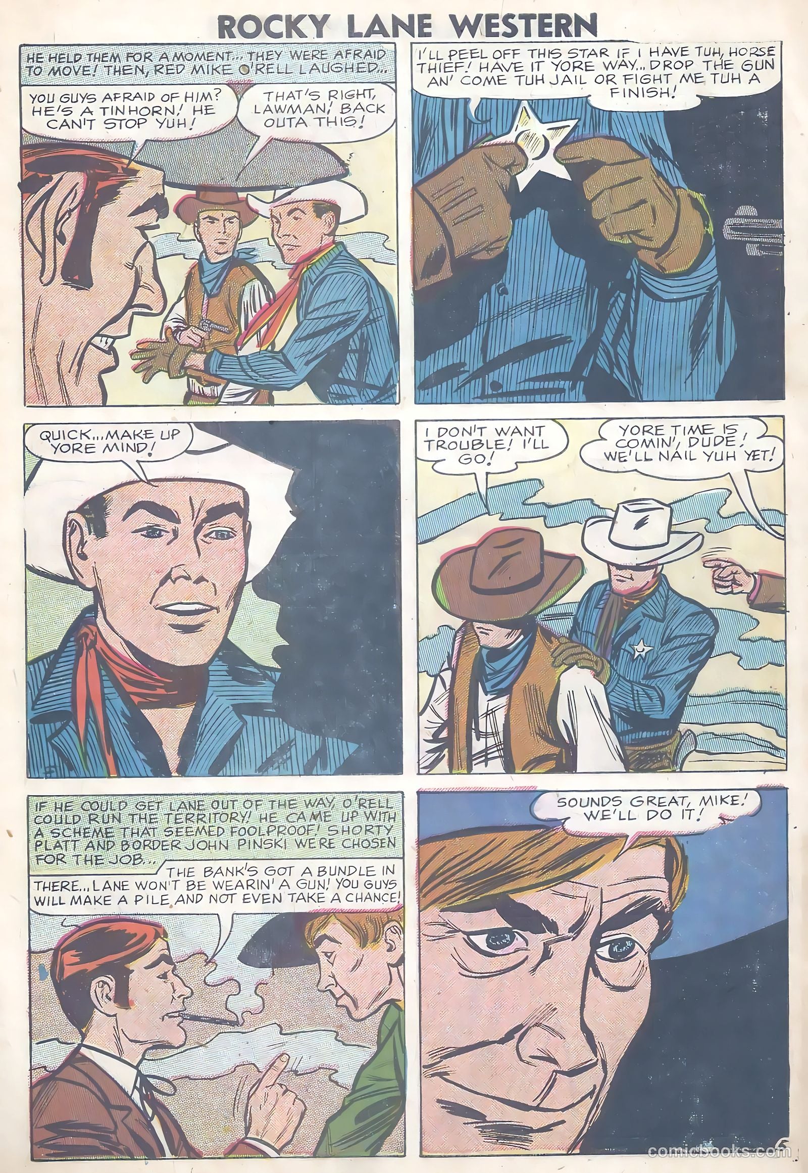 Rocky Lane Western #80 — page 7 of 36