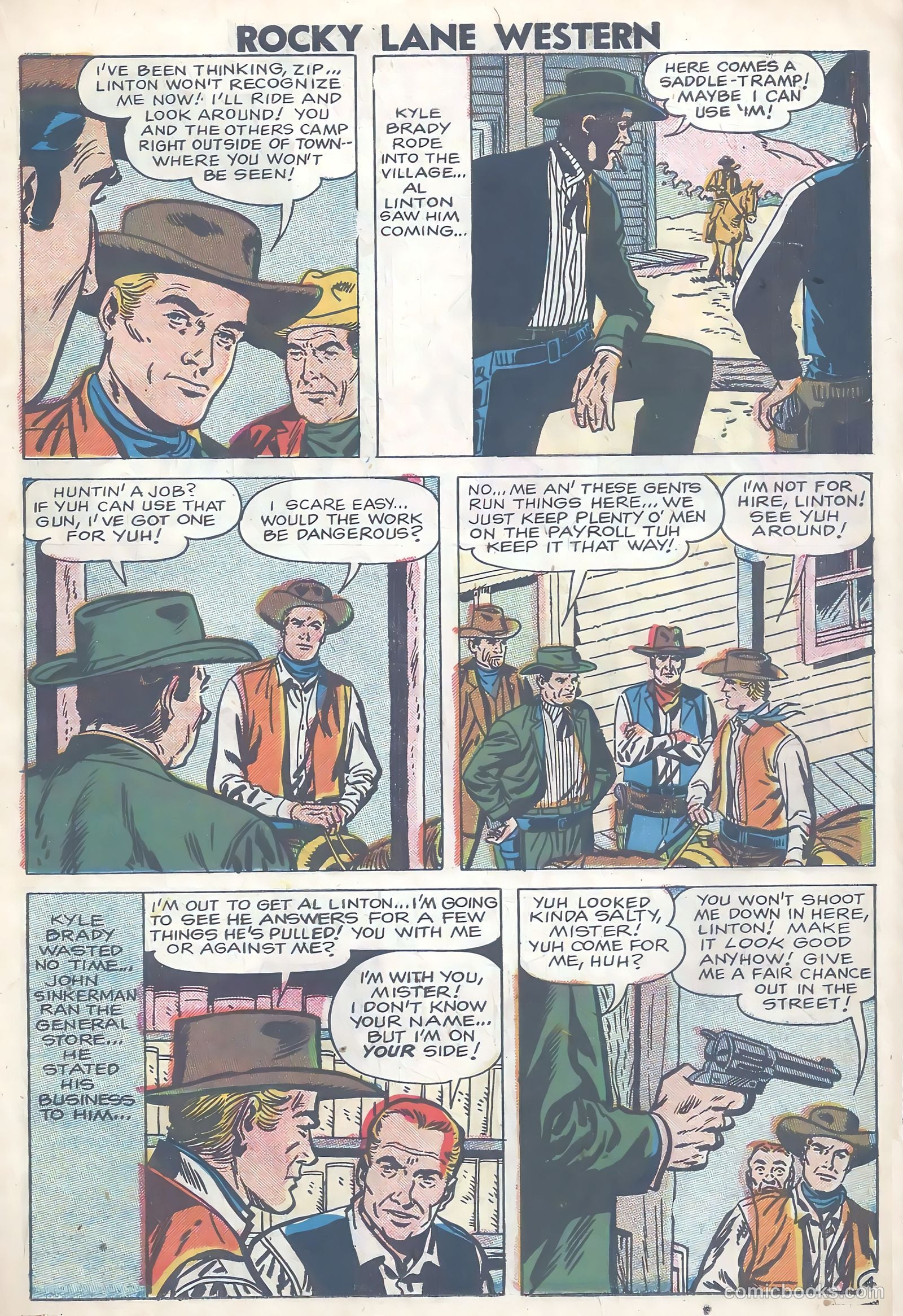 Rocky Lane Western #80 — page 15 of 36