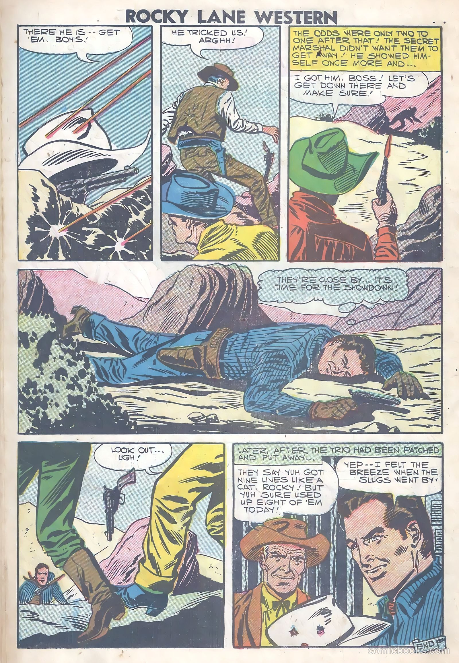 Rocky Lane Western #80 — page 18 of 36