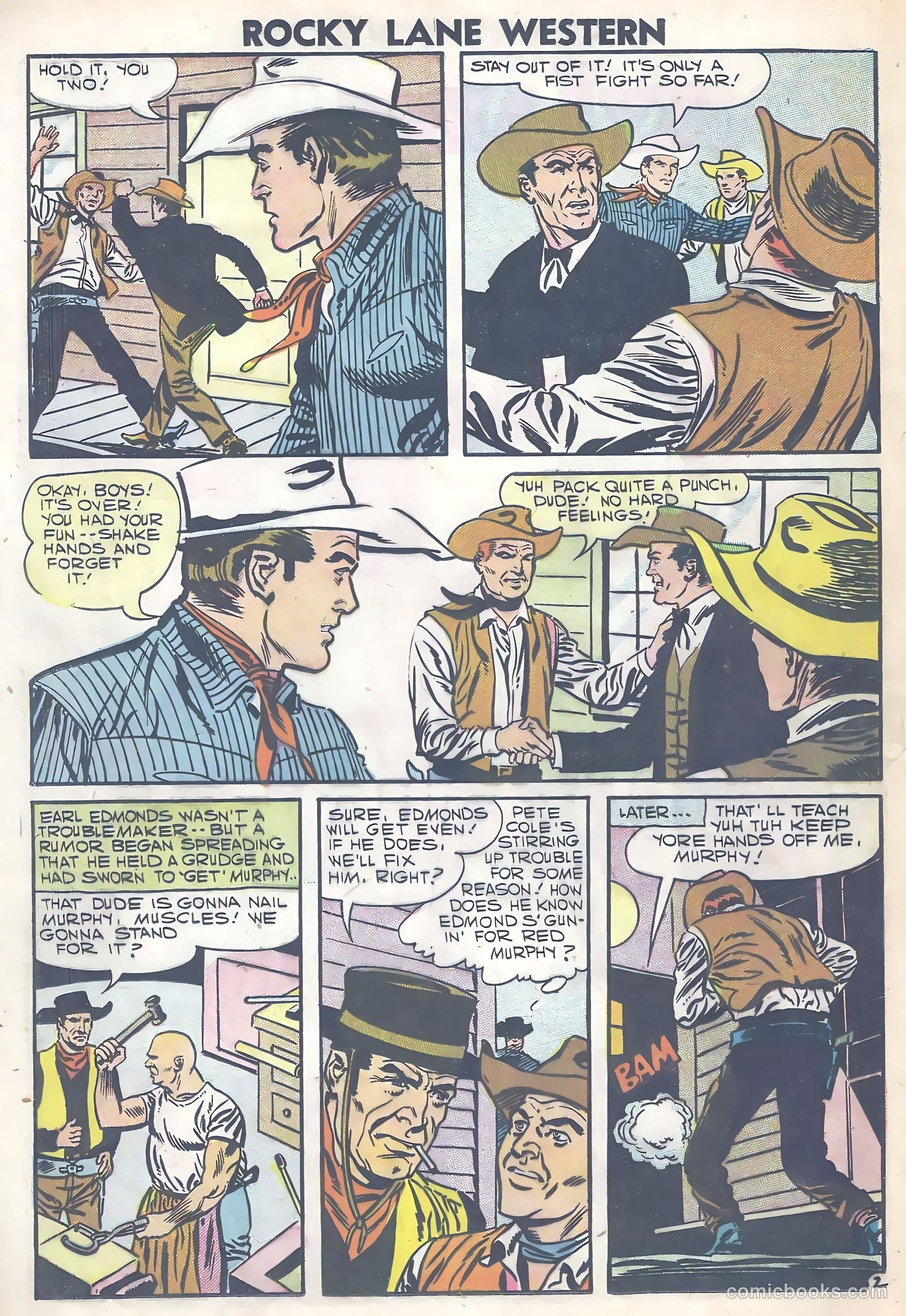Rocky Lane Western #80 — page 20 of 36