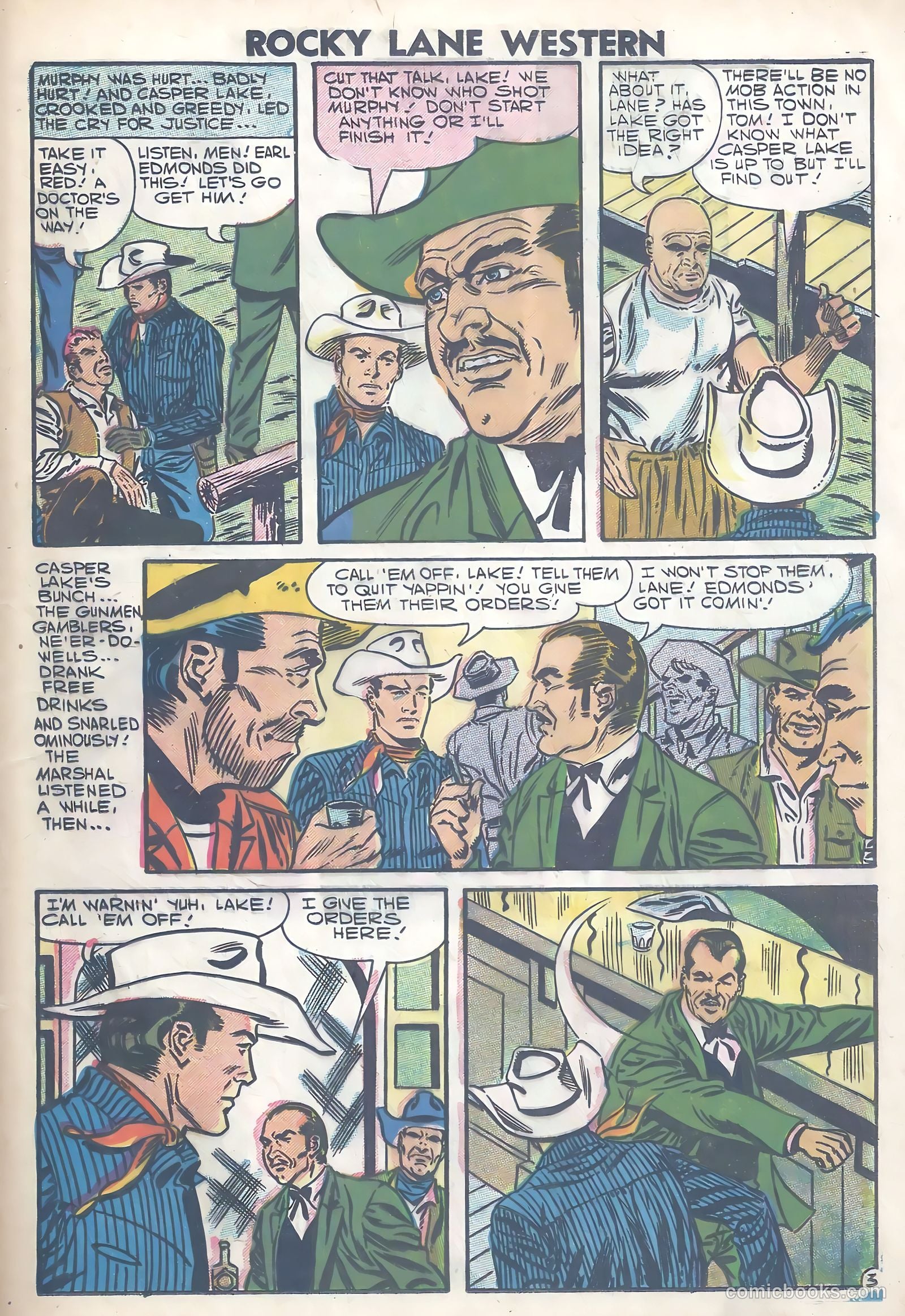 Rocky Lane Western #80 — page 21 of 36
