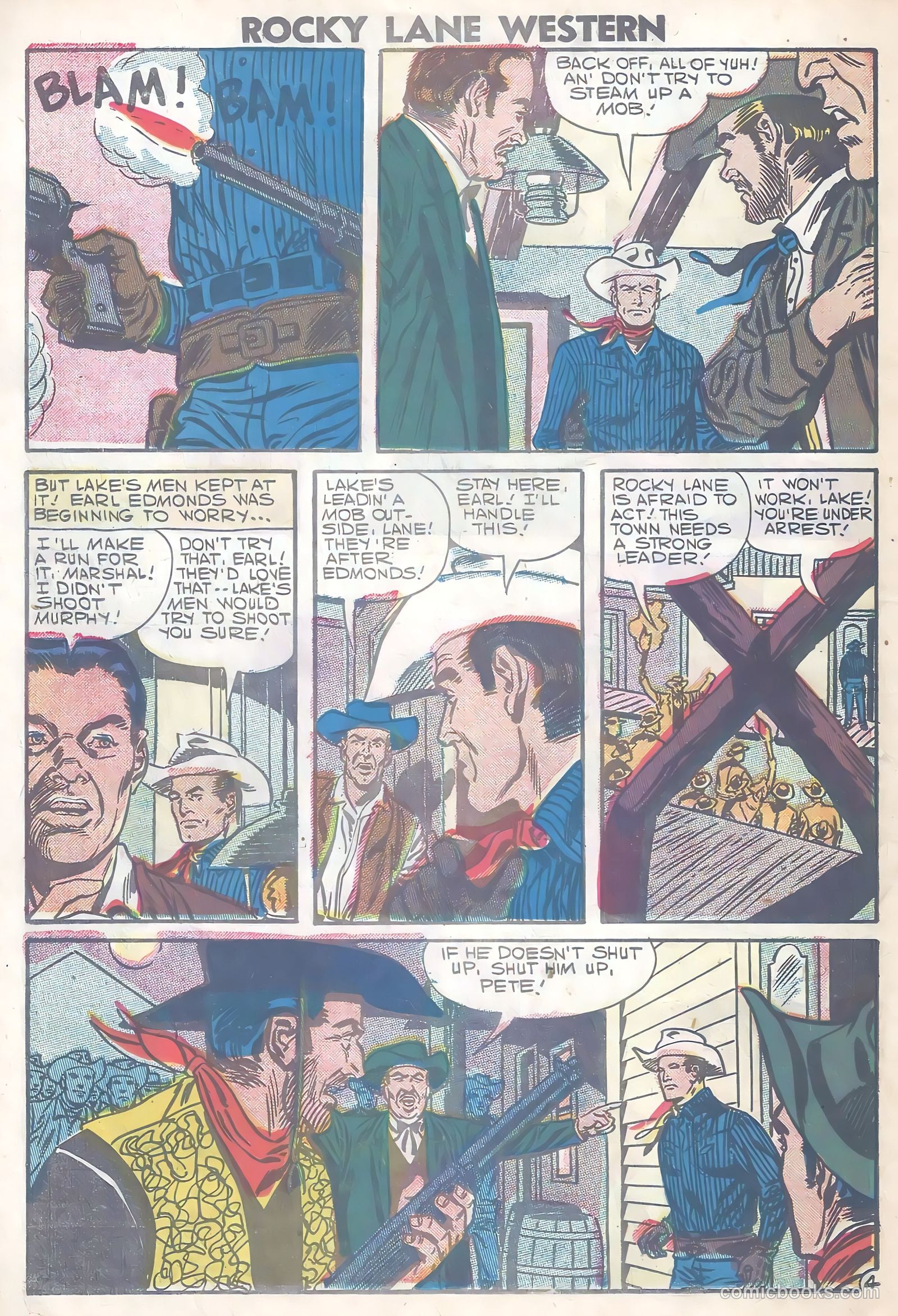 Rocky Lane Western #80 — page 22 of 36