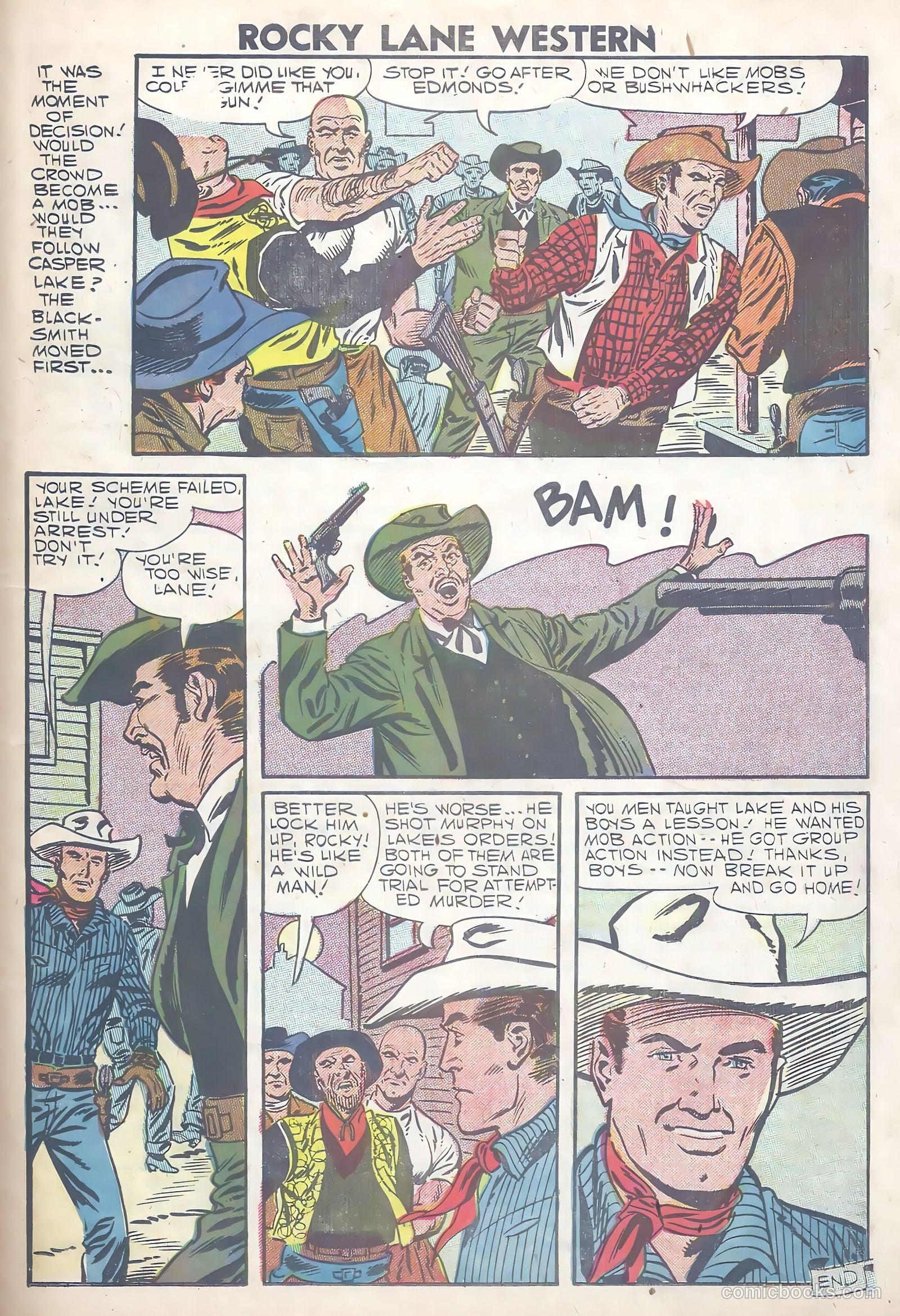 Rocky Lane Western #80 — page 23 of 36