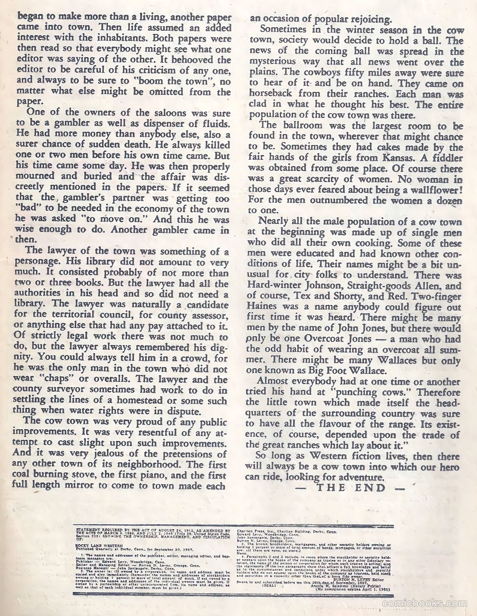 Rocky Lane Western #80 — page 25 of 36