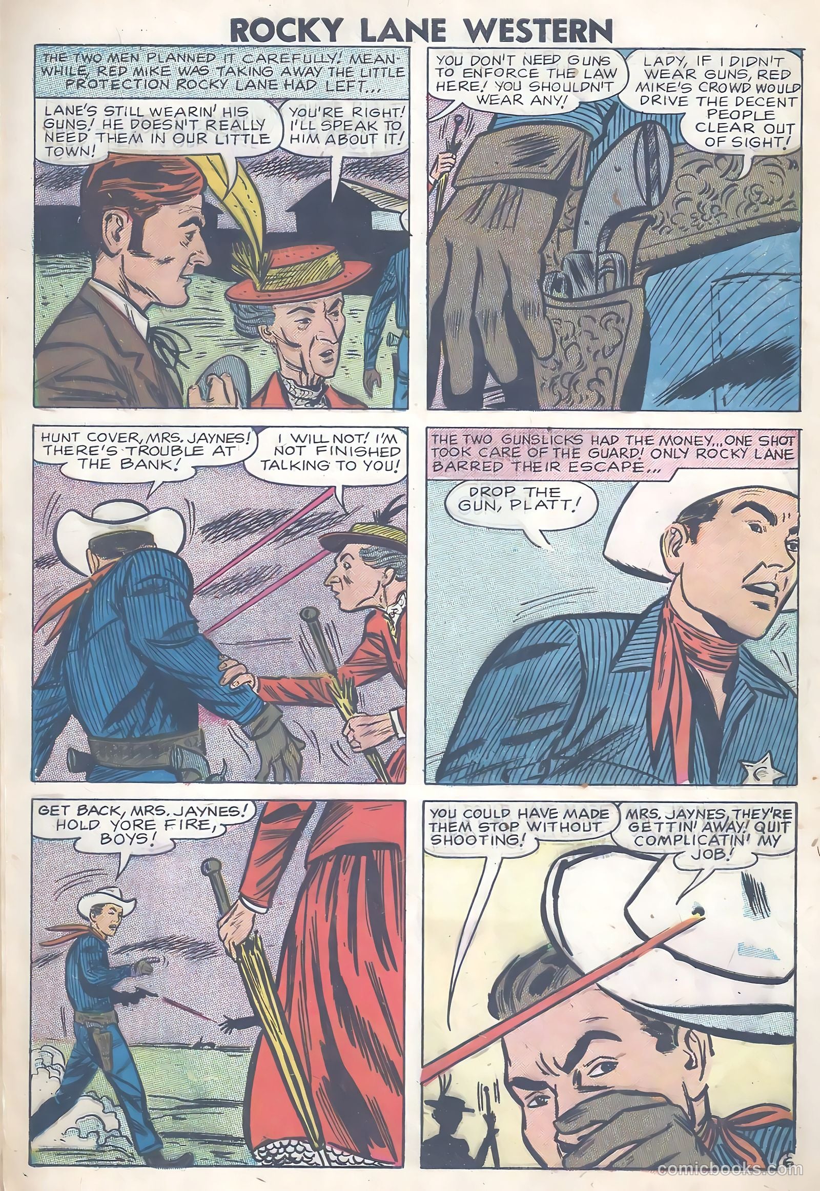 Rocky Lane Western #80 — page 8 of 36