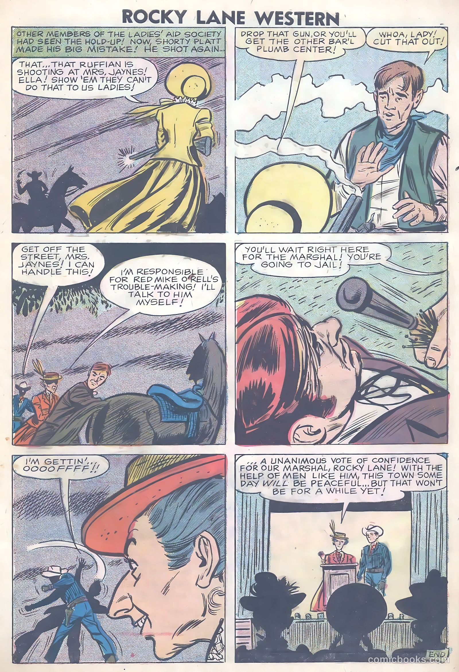Rocky Lane Western #80 — page 9 of 36