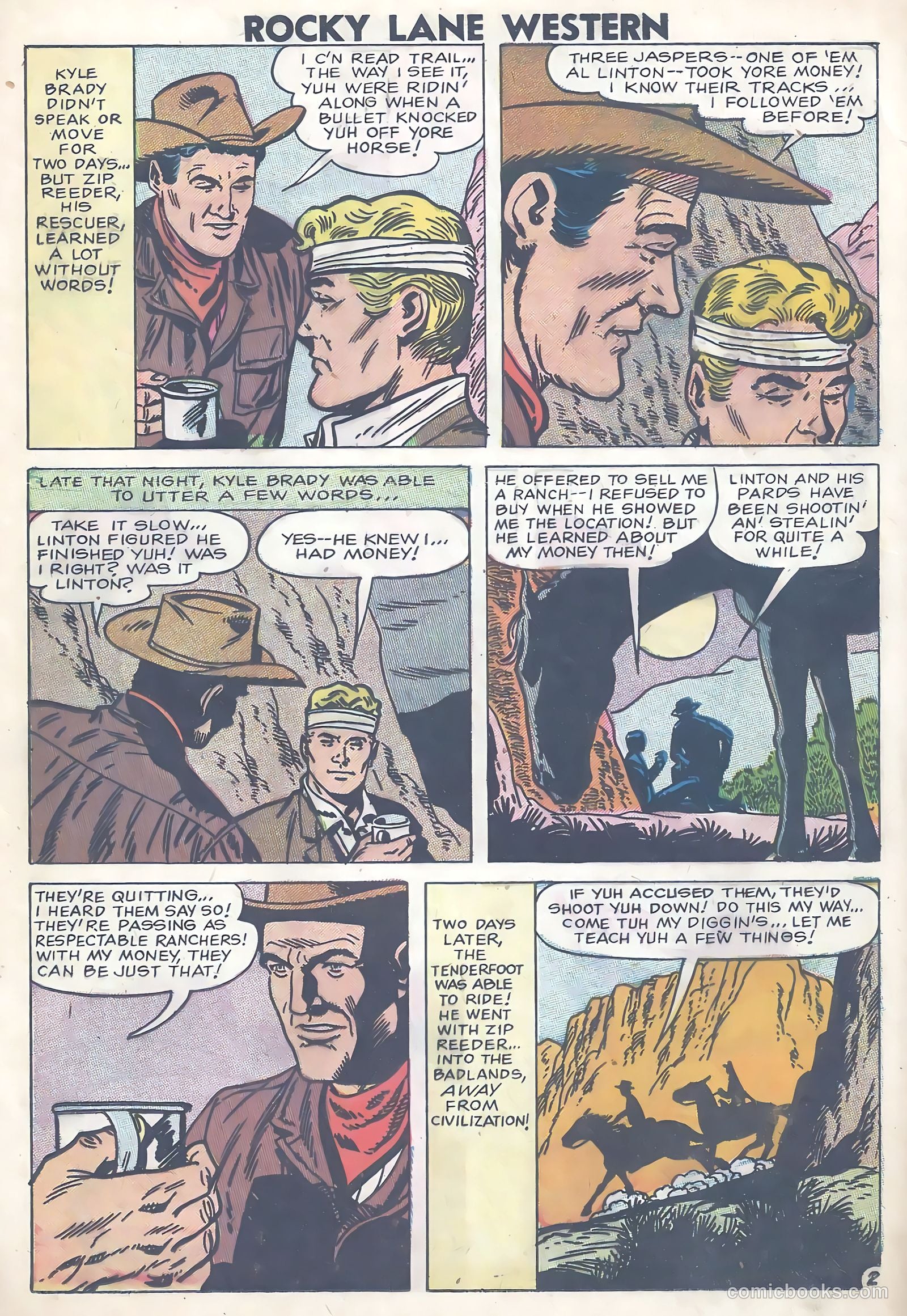 Rocky Lane Western #80 — page 13 of 36