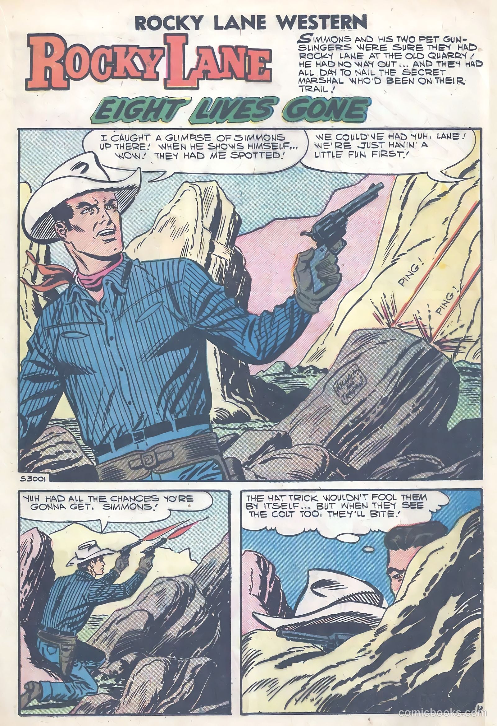 Rocky Lane Western #80 — page 17 of 36
