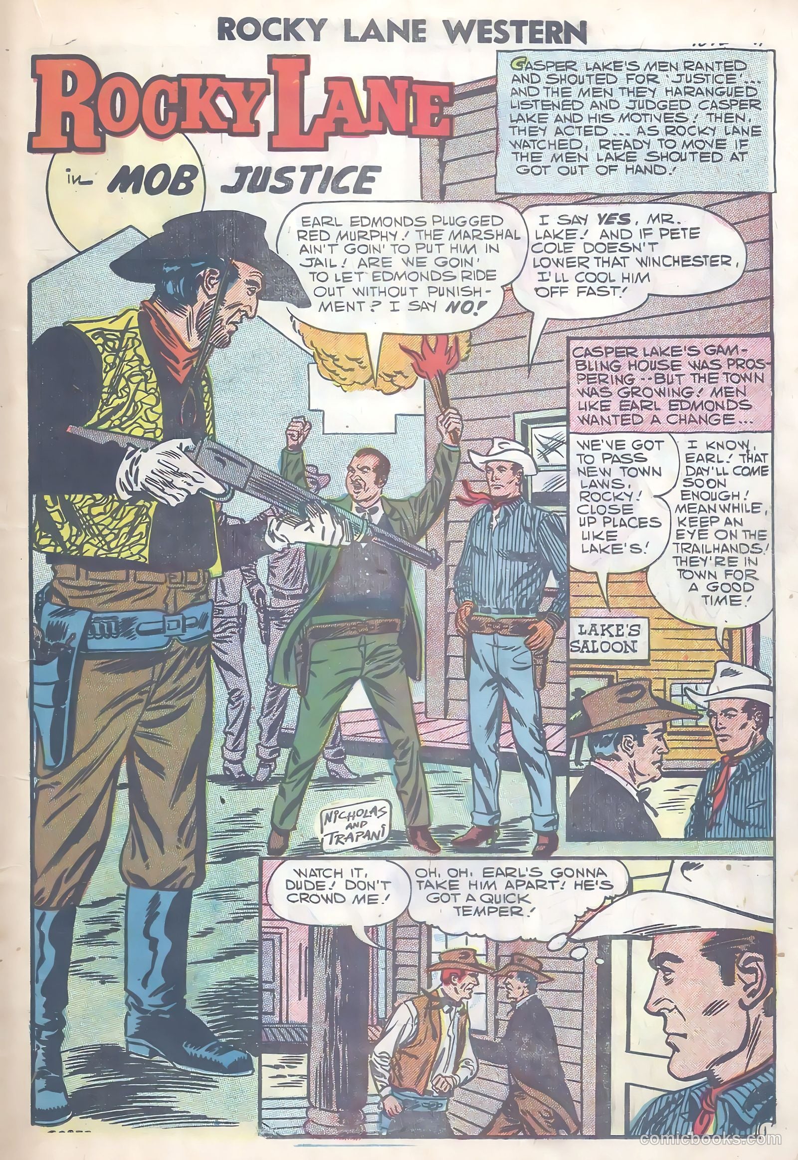 Rocky Lane Western #80 — page 19 of 36