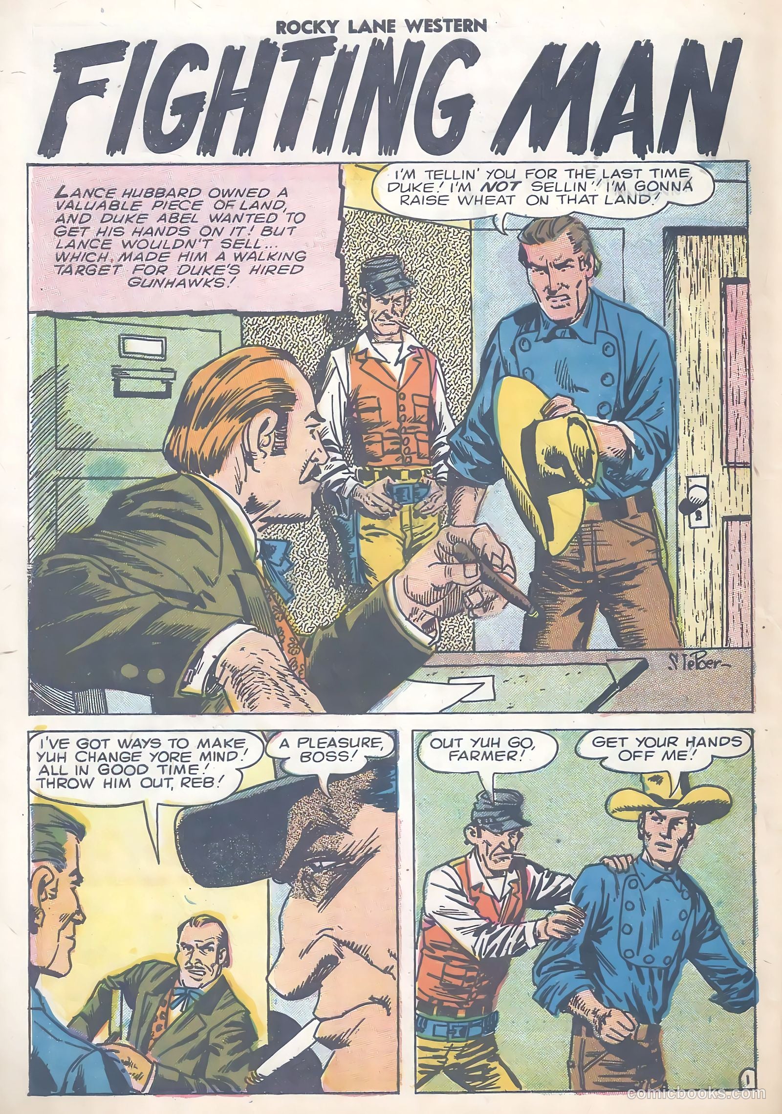 Rocky Lane Western #80 — page 28 of 36