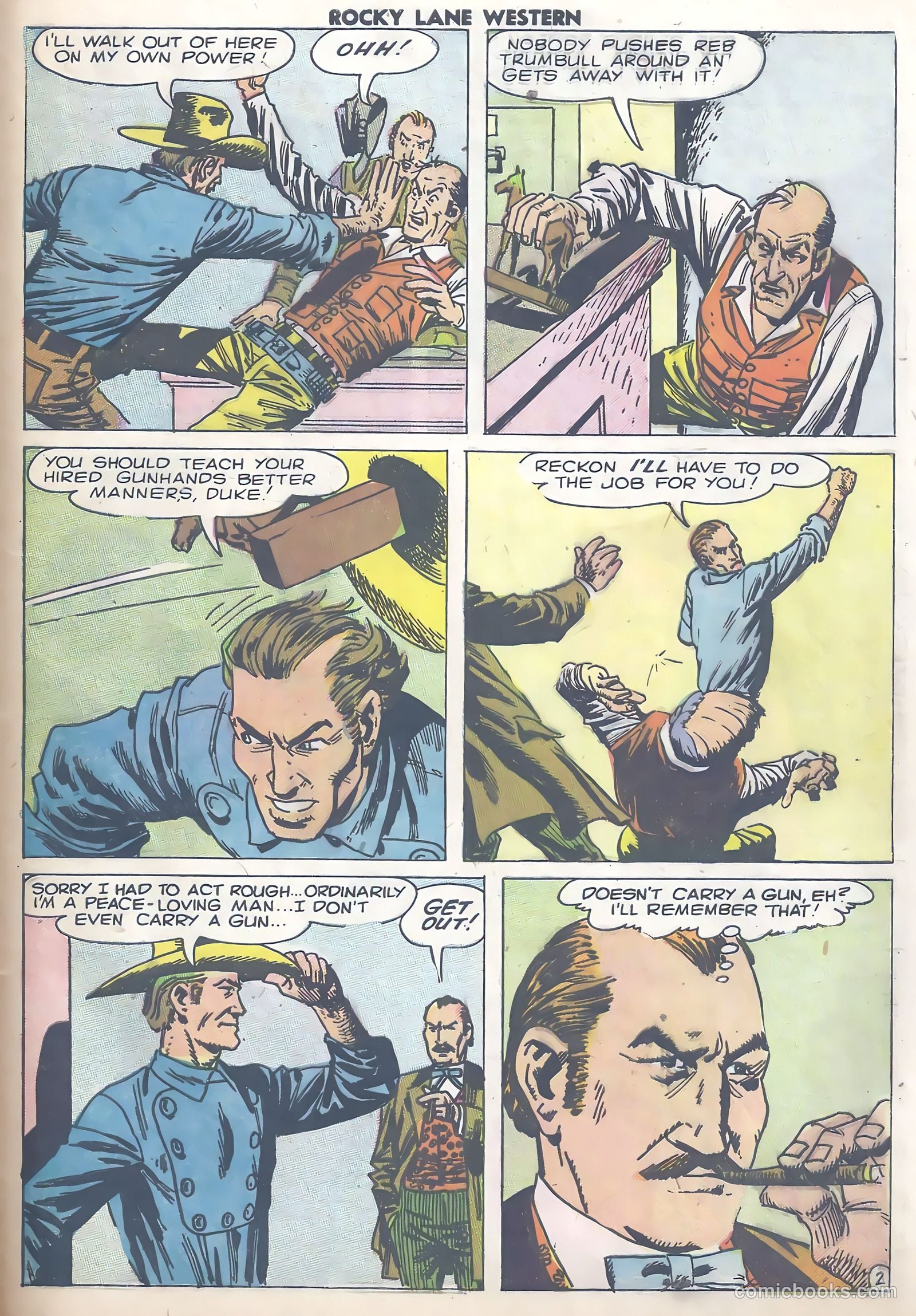 Rocky Lane Western #80 — page 29 of 36