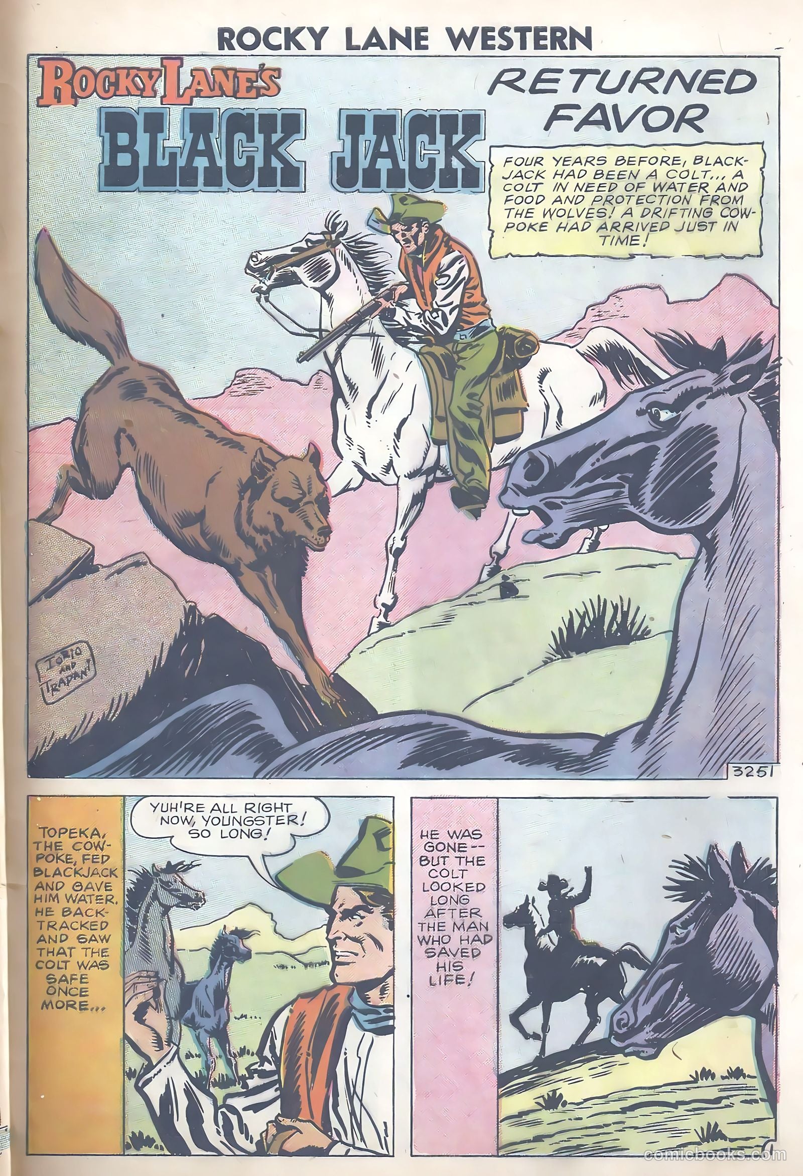 Rocky Lane Western #80 — page 33 of 36