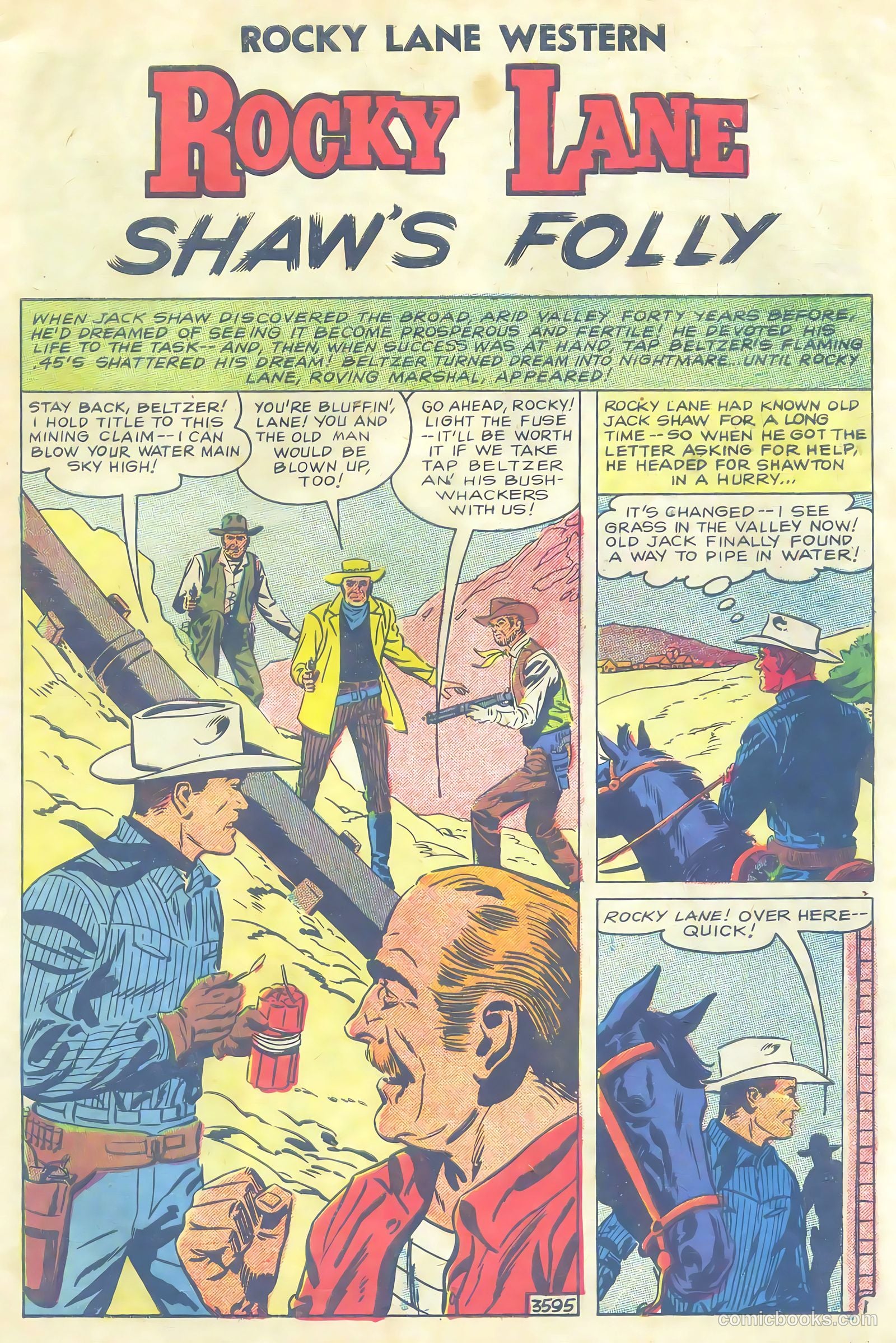 Rocky Lane Western #81 — page 3 of 36