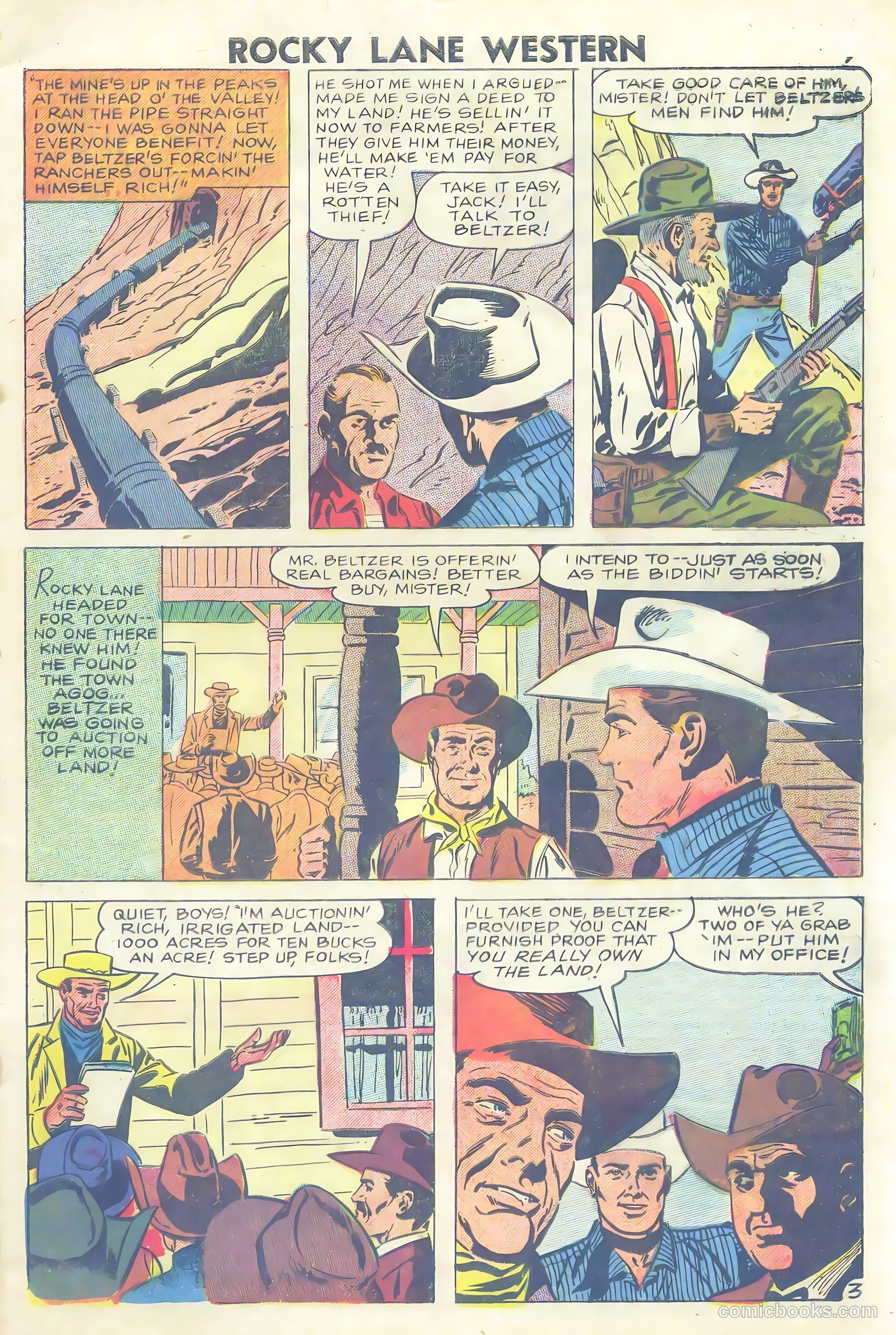 Rocky Lane Western #81 — page 5 of 36