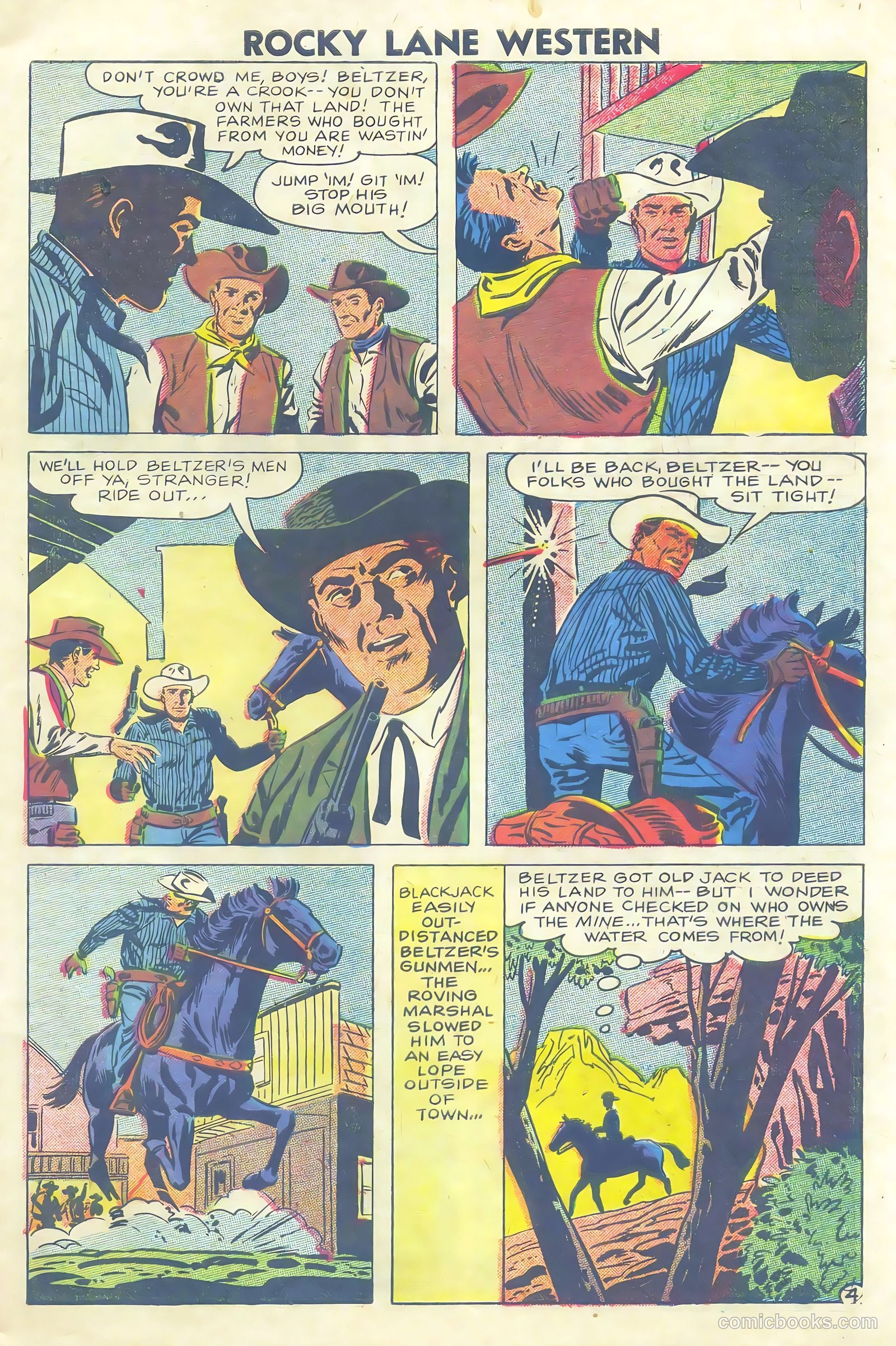 Rocky Lane Western #81 — page 7 of 36