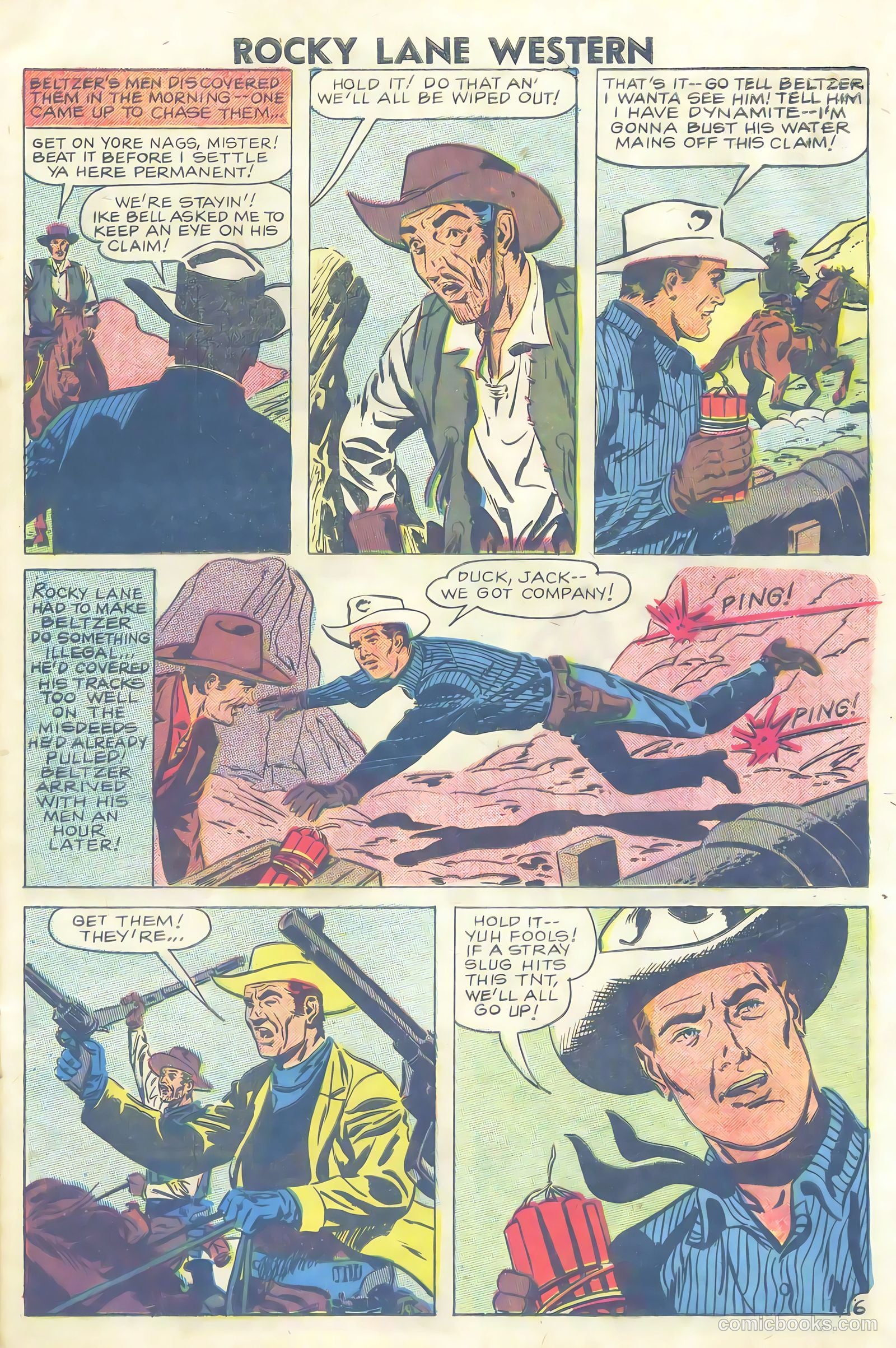 Rocky Lane Western #81 — page 9 of 36